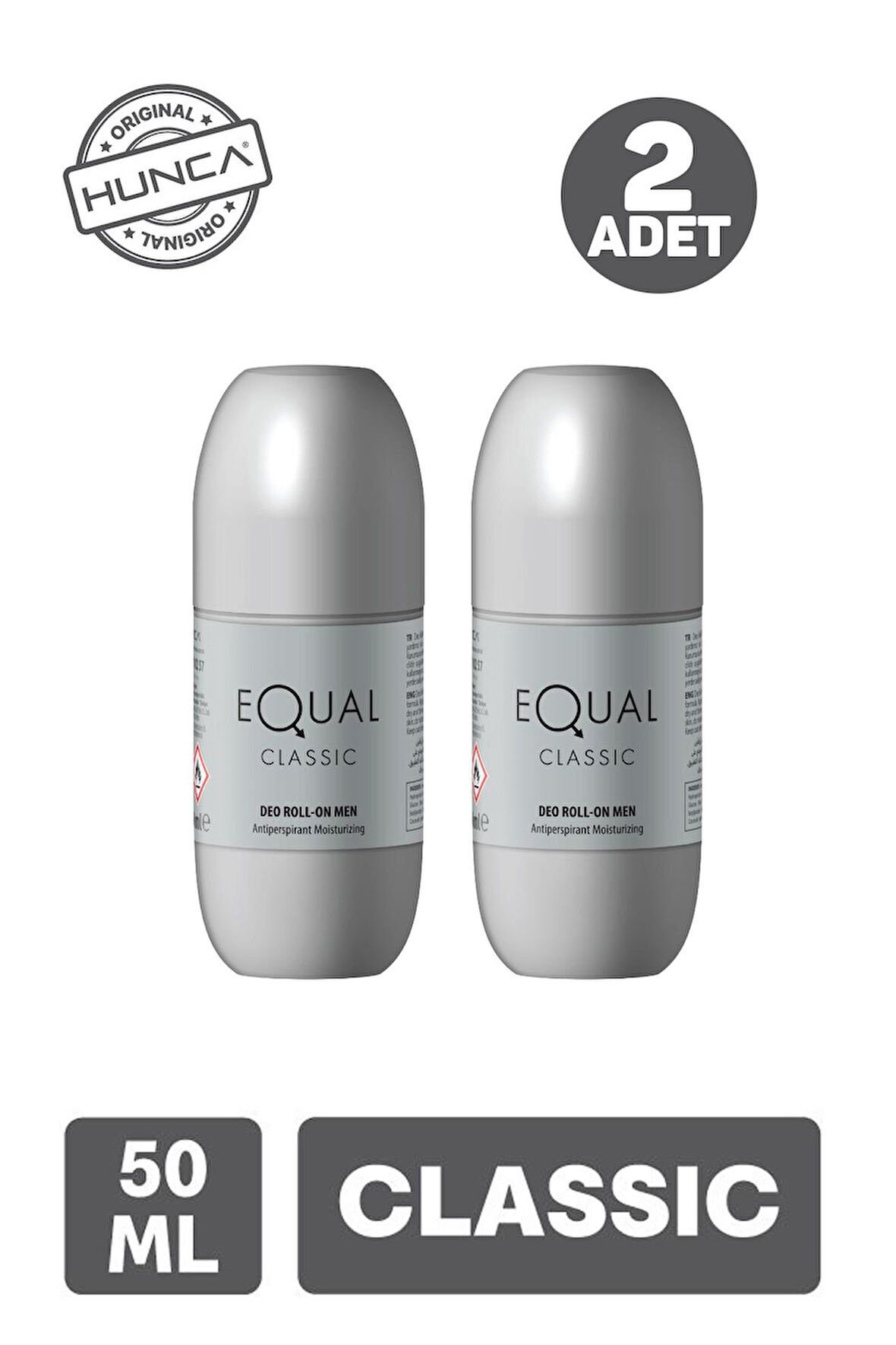 Equal Roll-On Deodorant 50 ml 2 Adet
