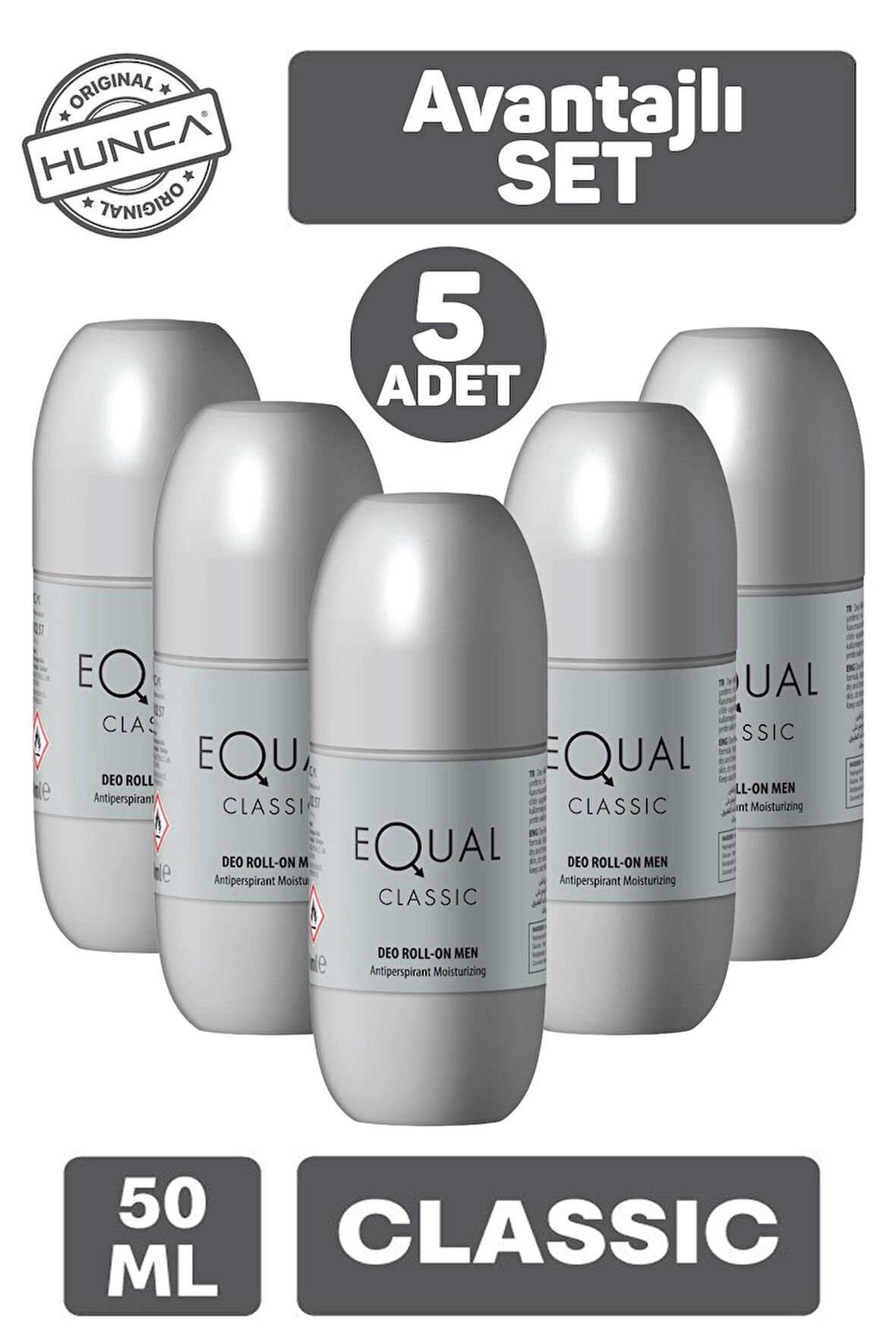 Equal Roll-On Deodorant 50 ml 5 Adet