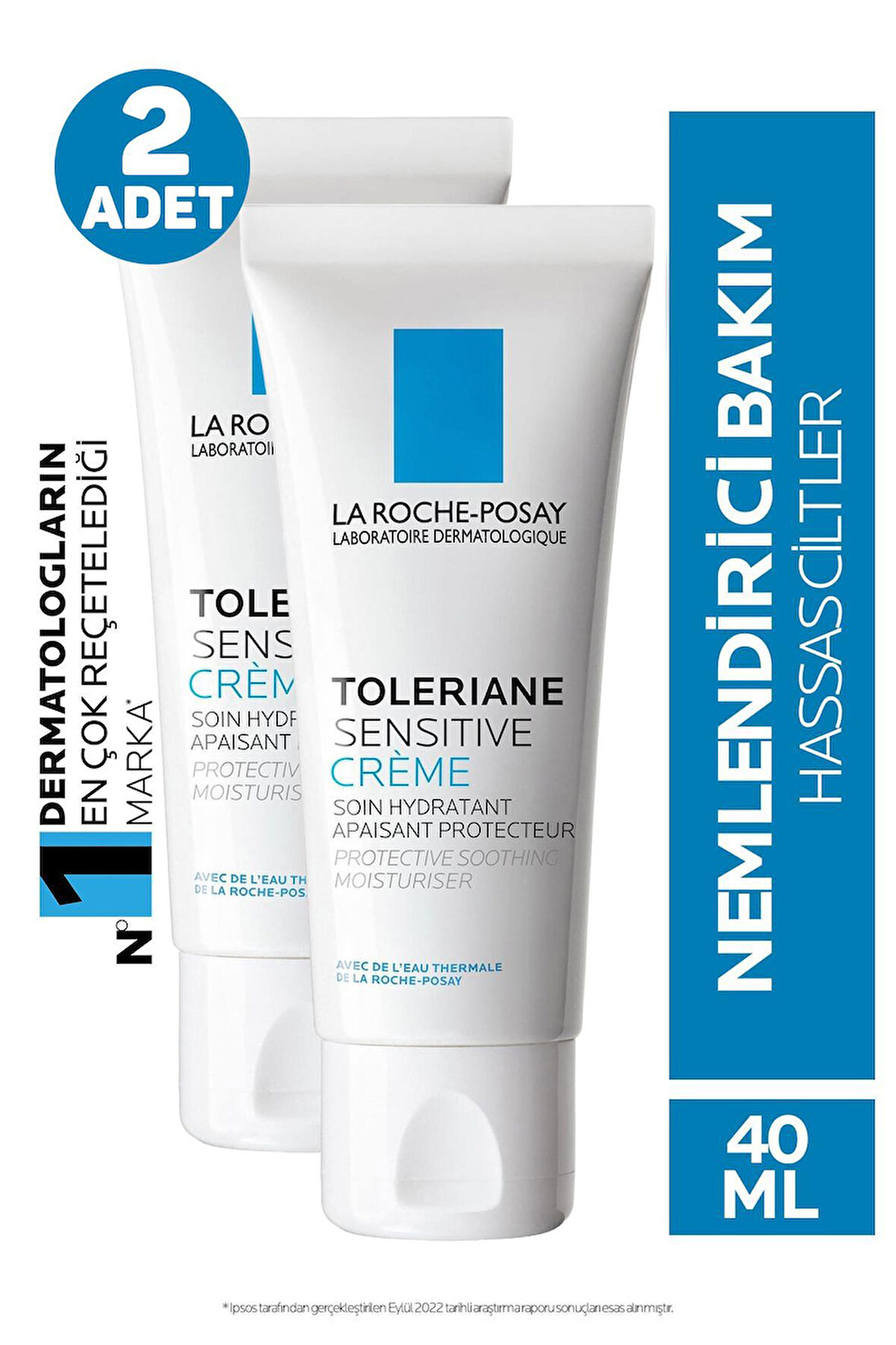 La Roche Posay Toleriane Sensitive Krem 40 ml 2 Adet