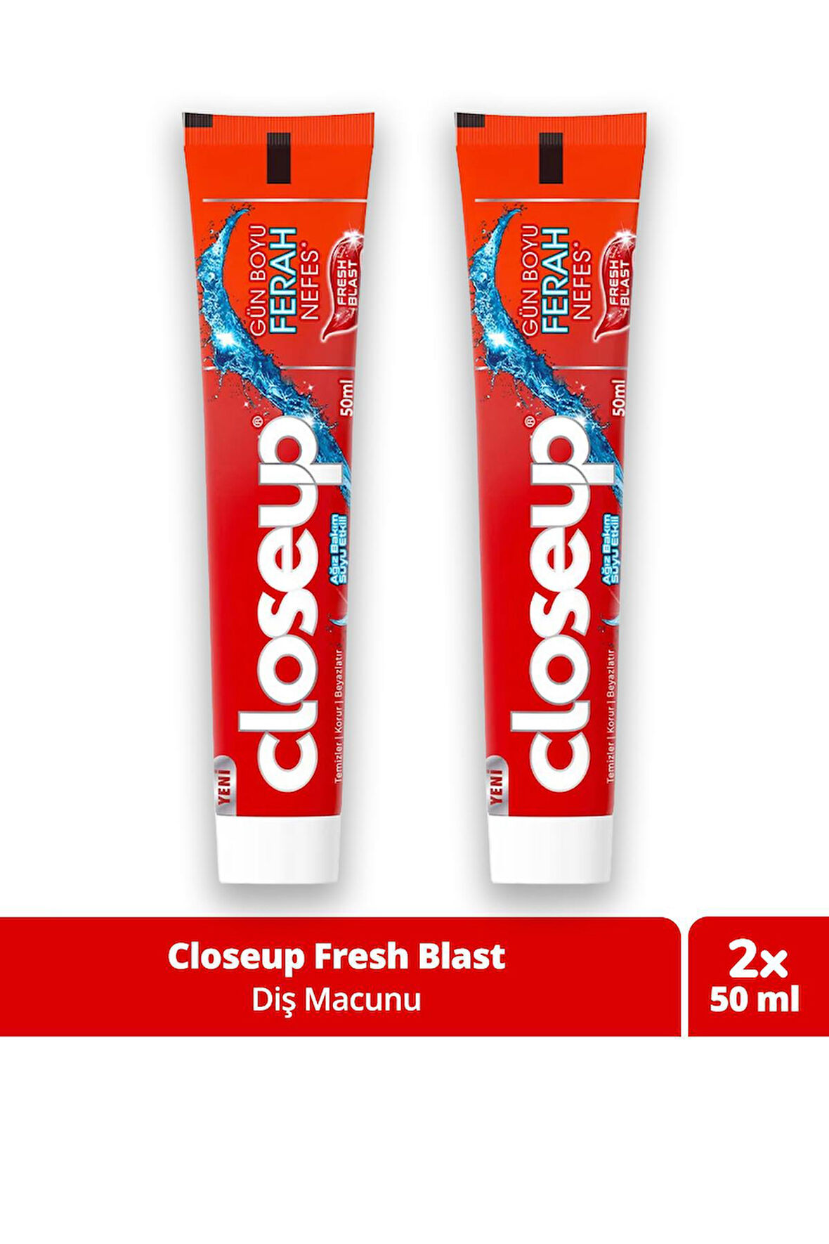 Close Up Günboyu Ferah Nefes Fresh Blast 50 ml 2 Adet