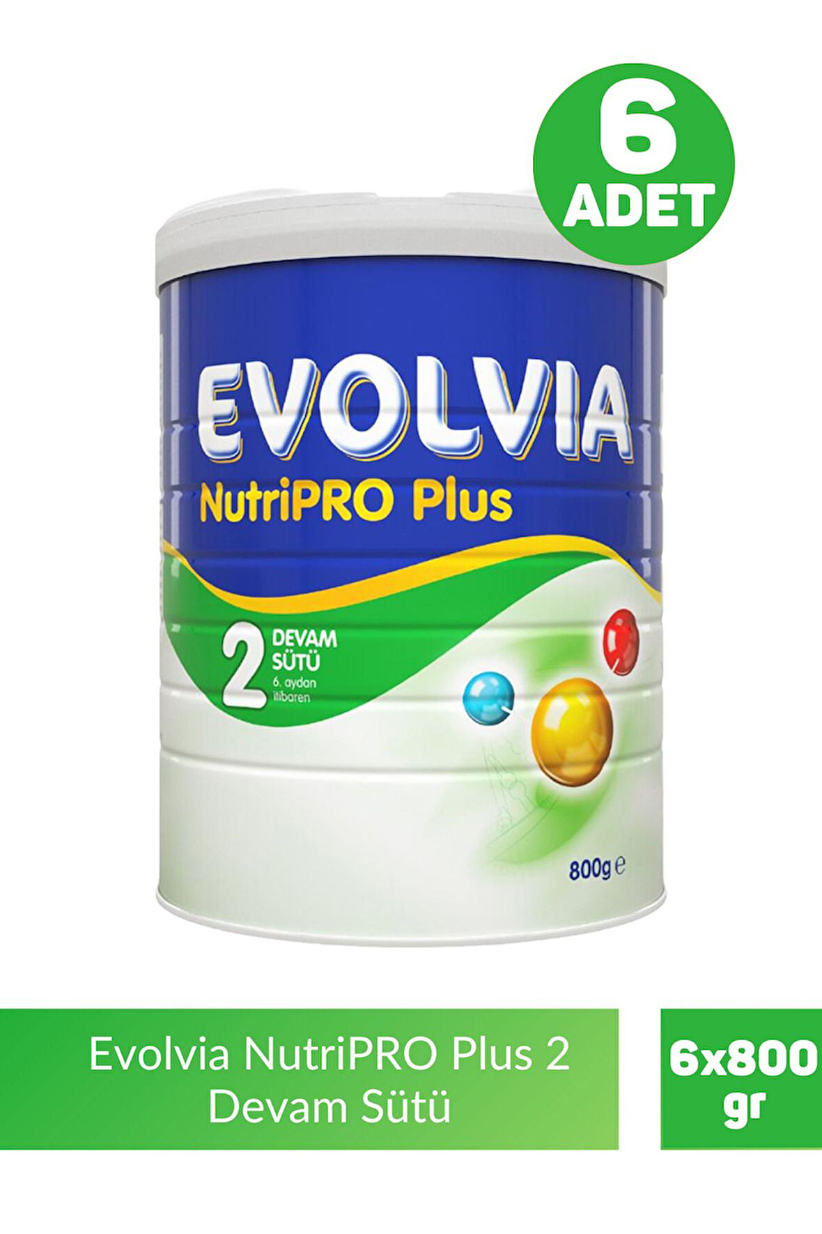 Evolvia Nutripro Plus 2 Devam Sütü 800 gr 6 Adet