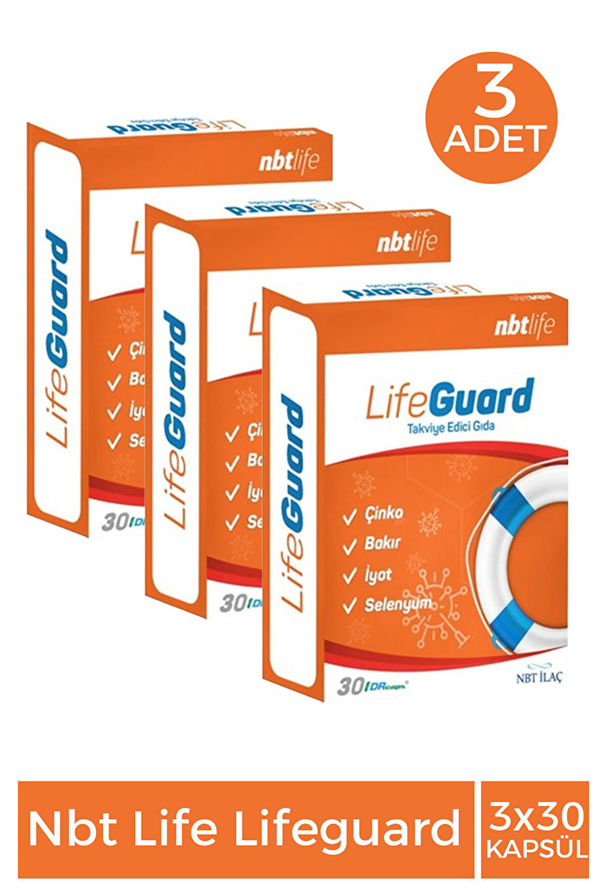 Nbt Life Lifeguard 30 Kapsül 3 Adet