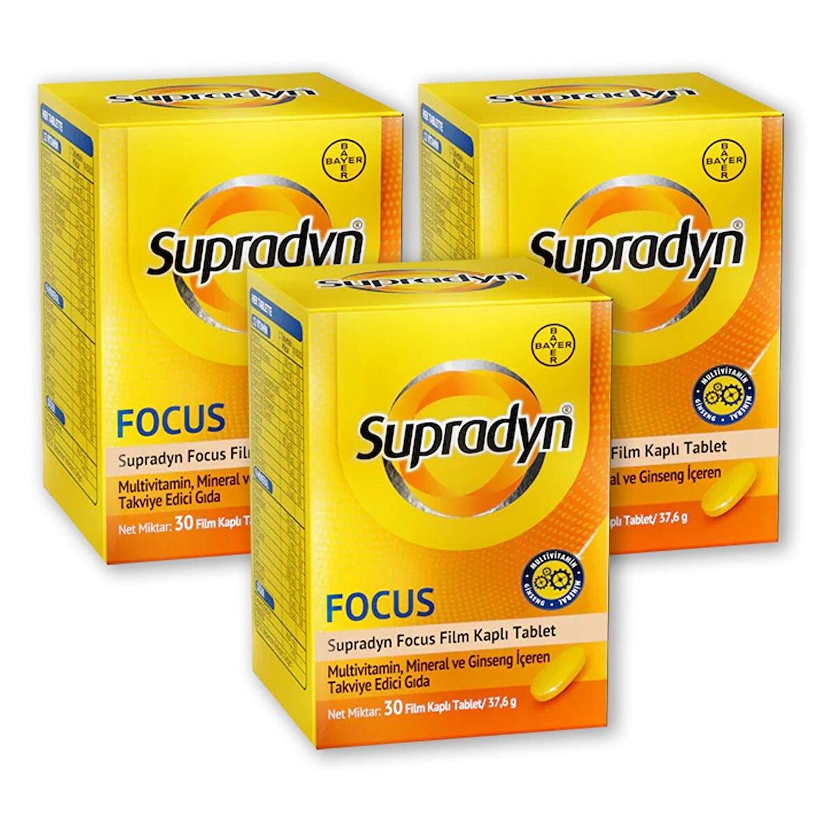 Supradyn Focus 30 Tablet 3 Adet