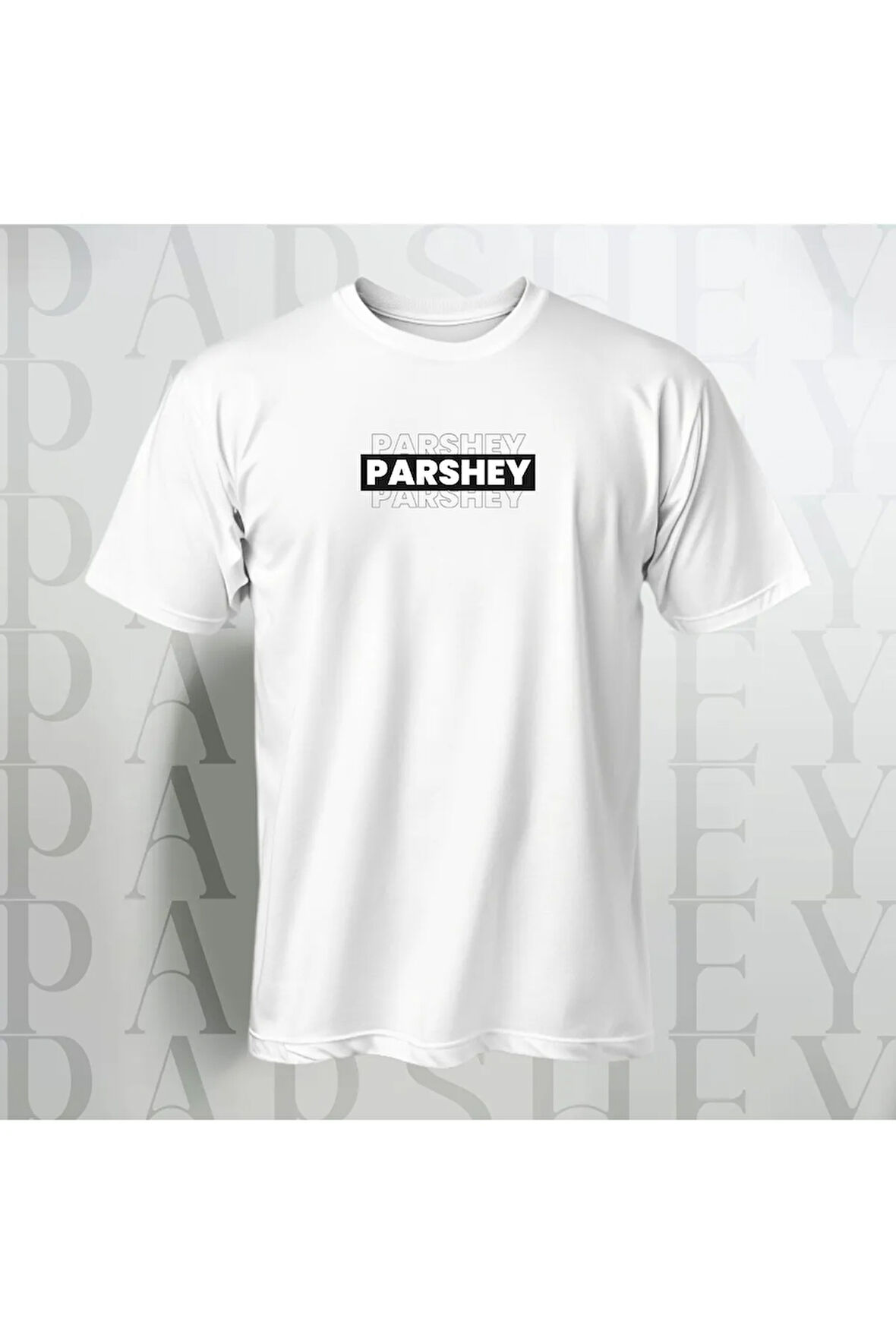 Göğüs Yazılı Unisex Yarım Kollu Bisiklet Yaka %100 Pamuk Oversize T-shirt