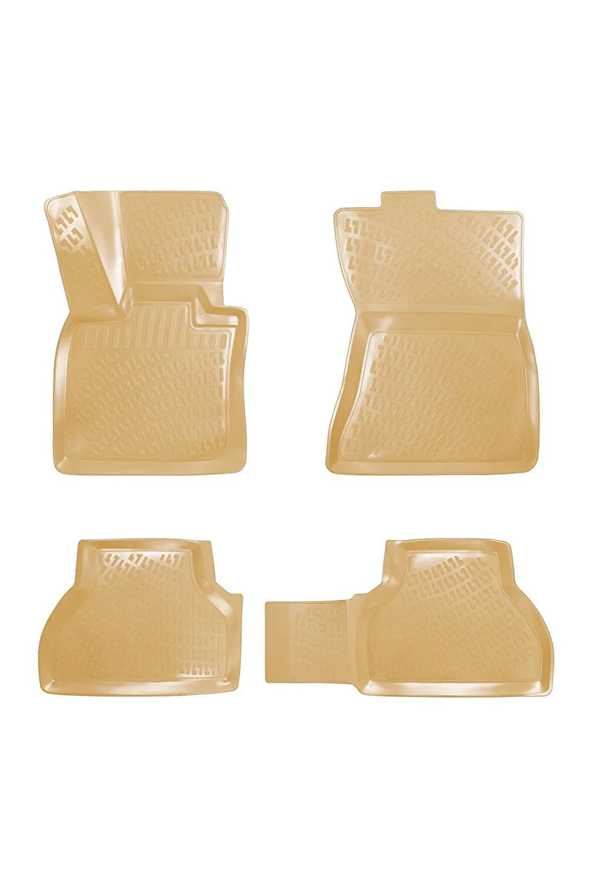 Bmw X6 2014 Araca Özel Tasarım 3D Havuzlu Bej Paspas