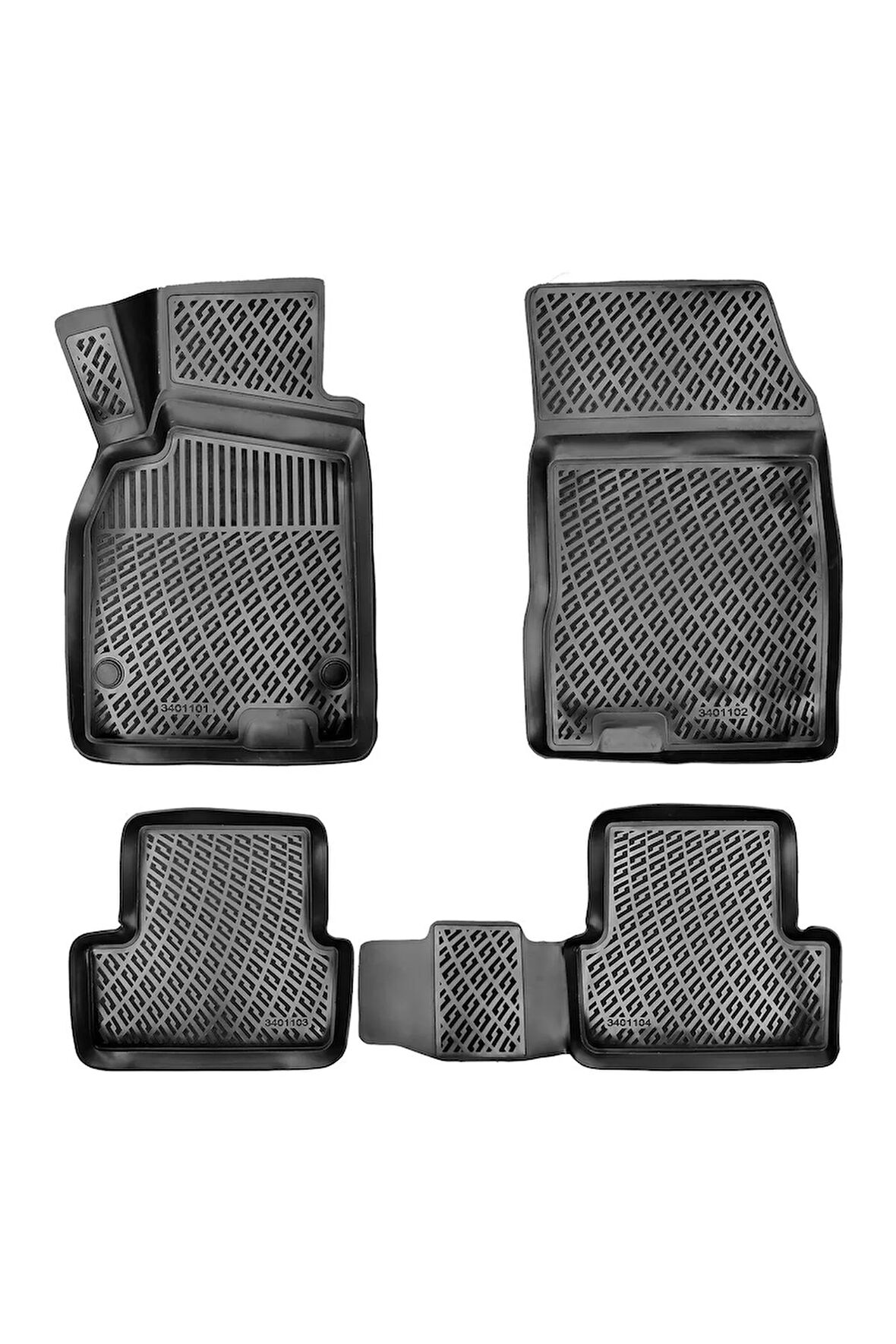 Renault Fluence 2024 Araca Özel Tasarım 3D Havuzlu Paspas