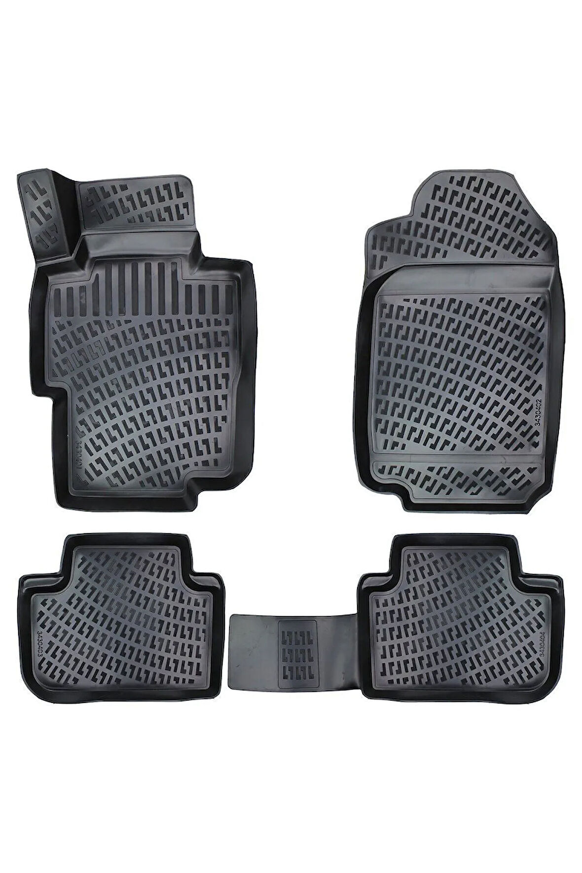 Honda Accord 2008 Araca Özel Tasarım 3D Havuzlu Paspas