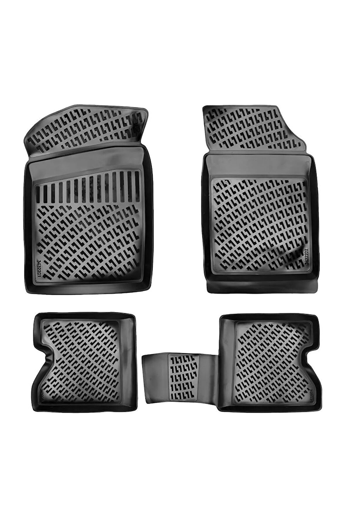 Renault Kangoo 2004 Araca Özel Tasarım 3D Havuzlu Paspas