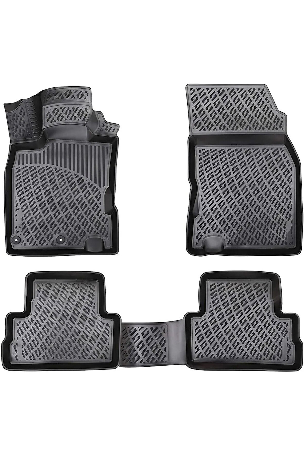 Nissan Qashqai 2014 Araca Özel Tasarım 3D Havuzlu Paspas