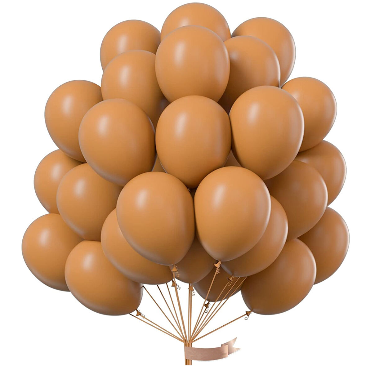 PASTEL BALON KARAMEL 10 ADET