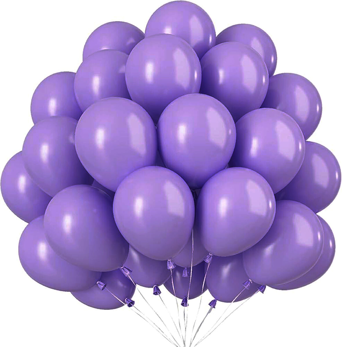 PASTEL BALON MOR 10 ADET
