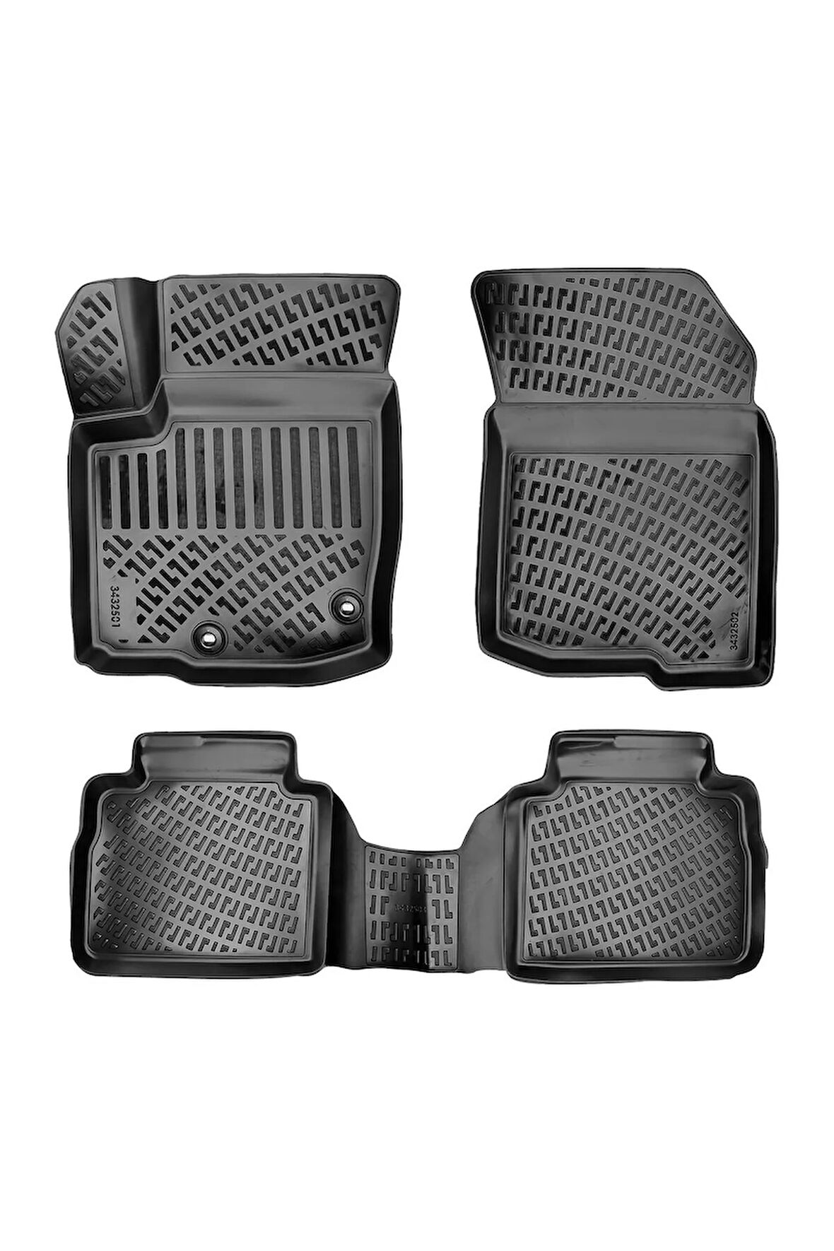 Suzuki SX4 S-Cross 2024 Araca Özel Tasarım 3D Havuzlu Paspas