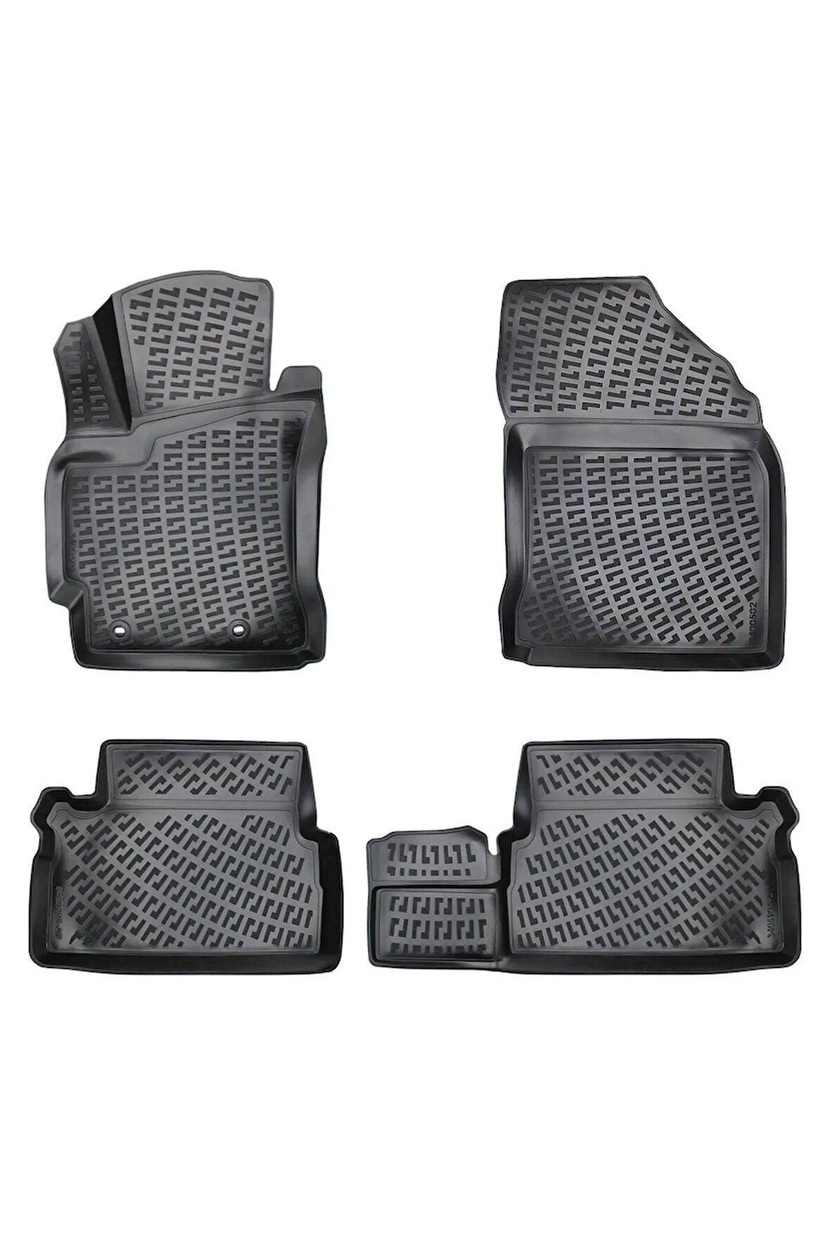 Toyota Auris 2015 Araca Özel Tasarım 3D Havuzlu Paspas