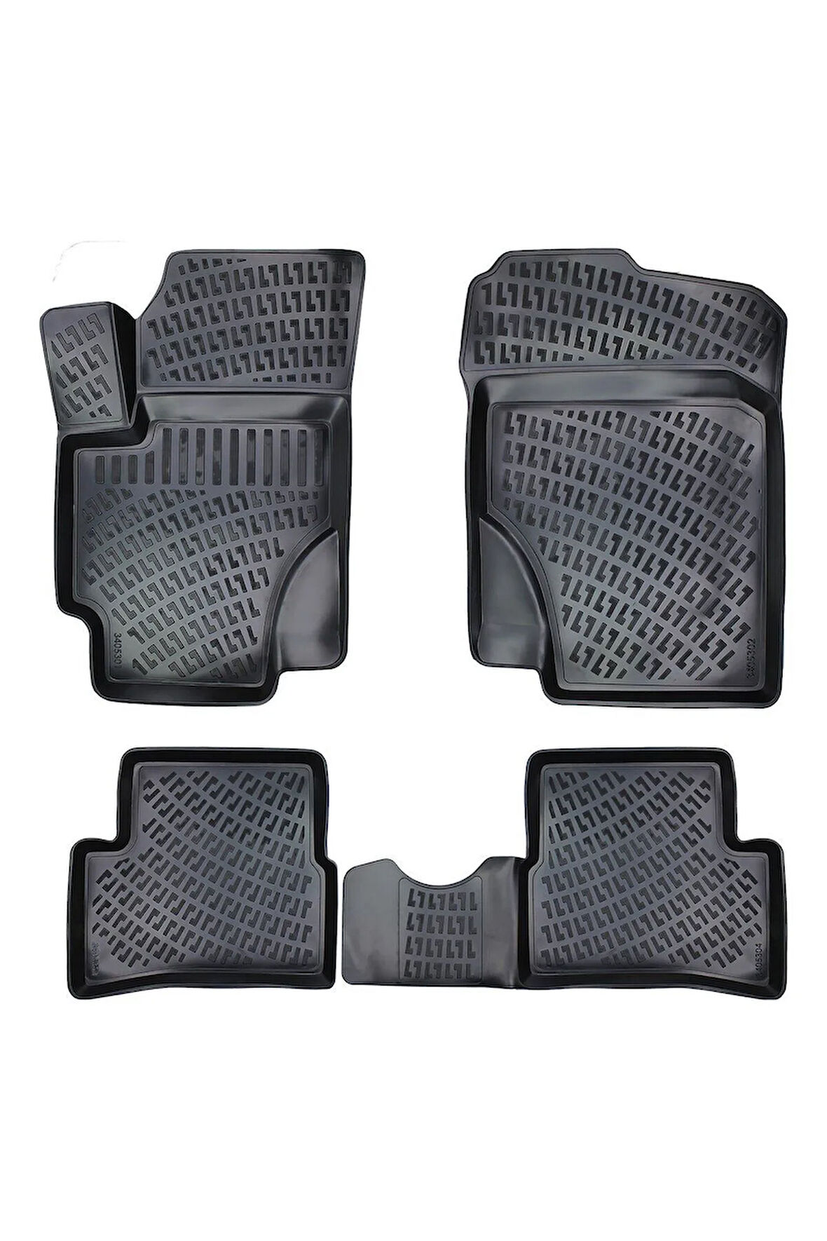 Hyundai Accent ERA 2009 Araca Özel Tasarım 3D Havuzlu Paspas