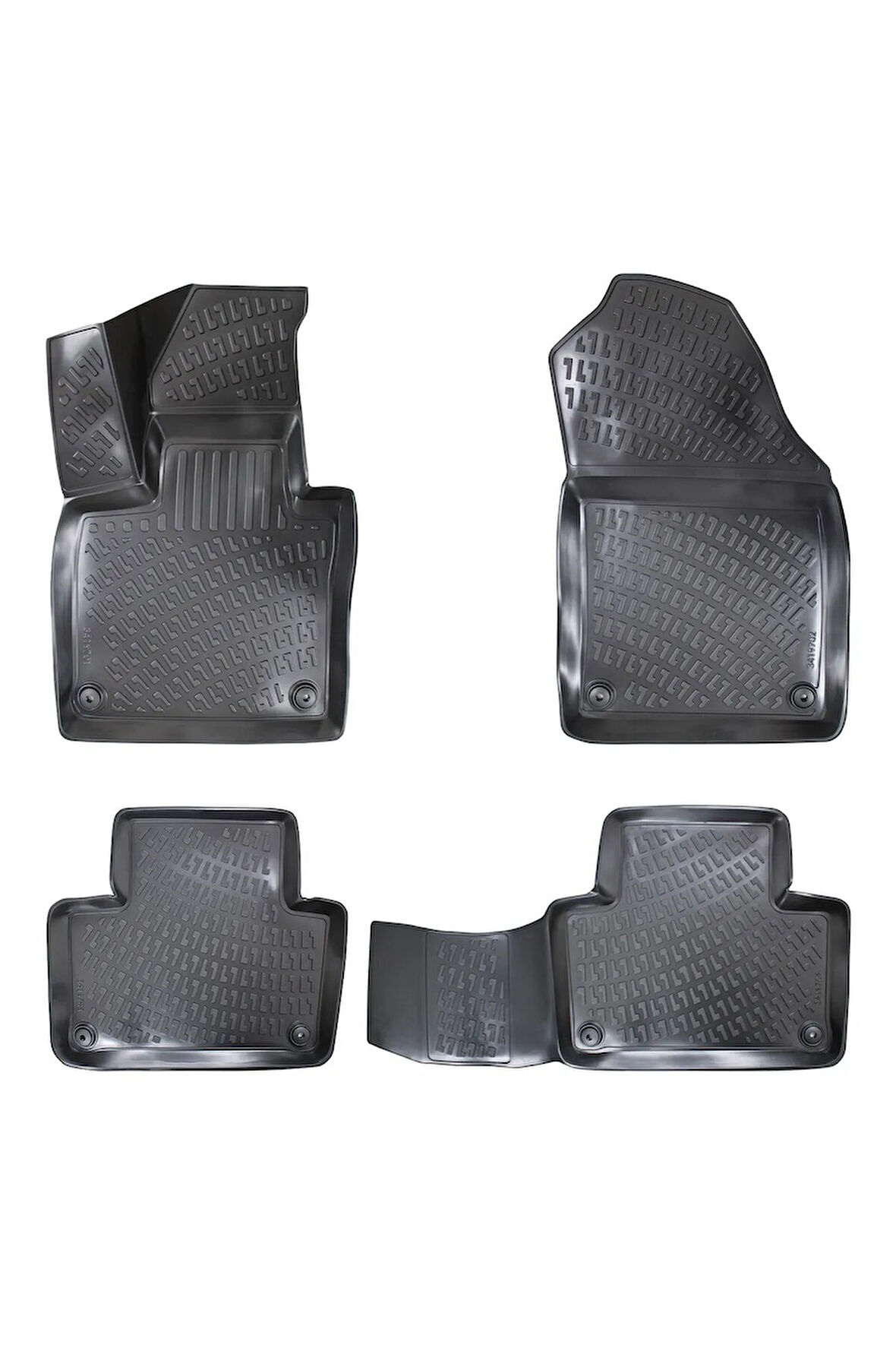 Volvo XC-90 2020 Araca Özel Tasarım 3D Havuzlu Paspas