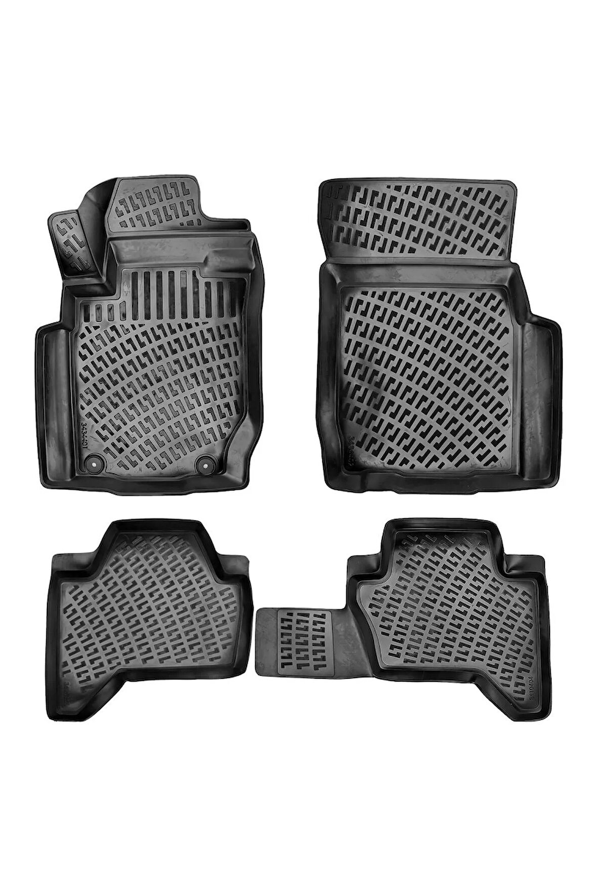 Mitsubishi L200 Premium Paket 2021 Araca Özel Tasarım 3D Havuzlu Paspas