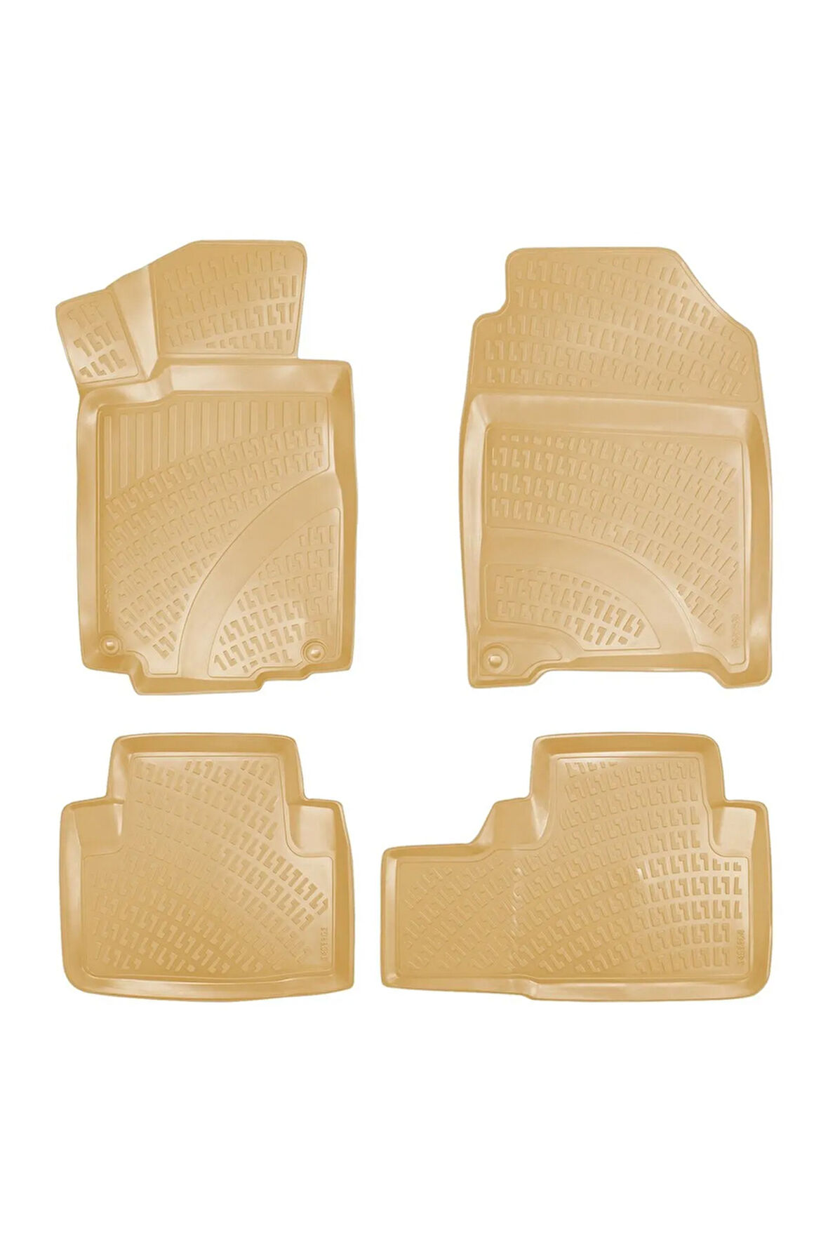 Honda CR-V 2016 Araca Özel Tasarım 3D Havuzlu Bej Paspas