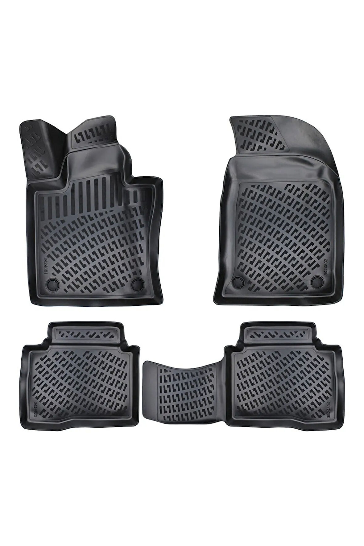 Ssangyong Korando 2024 Araca Özel Tasarım 3D Havuzlu Paspas