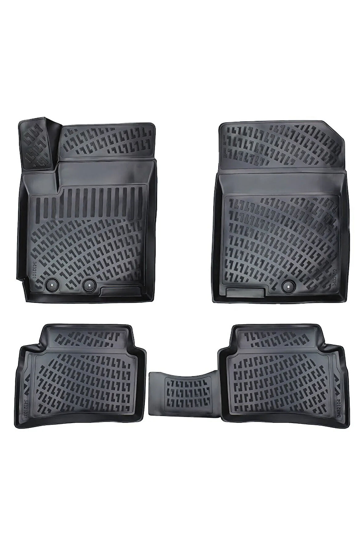 Kia Stonic 2021 Araca Özel Tasarım 3D Havuzlu Paspas