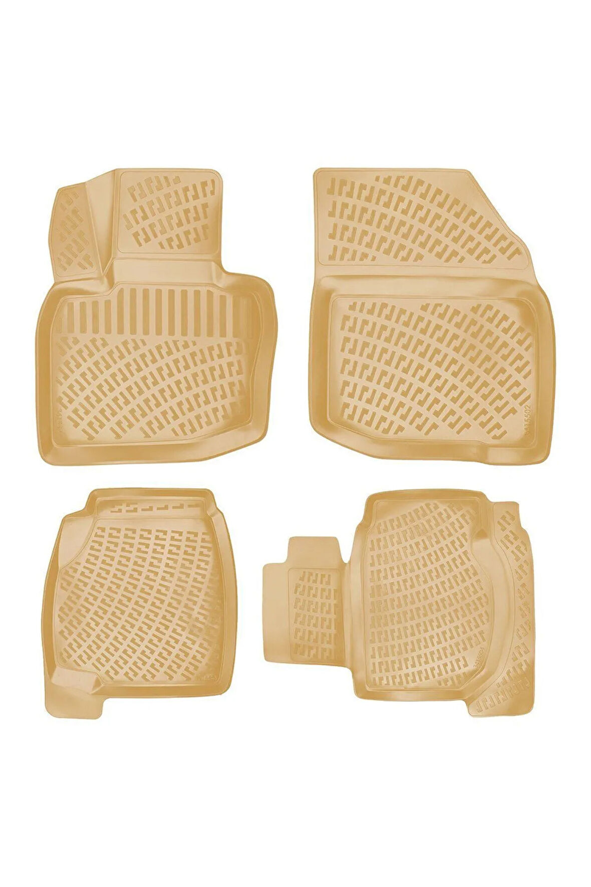 Honda Civic HATCHBACK 2006 Araca Özel Tasarım 3D Havuzlu Bej Paspas