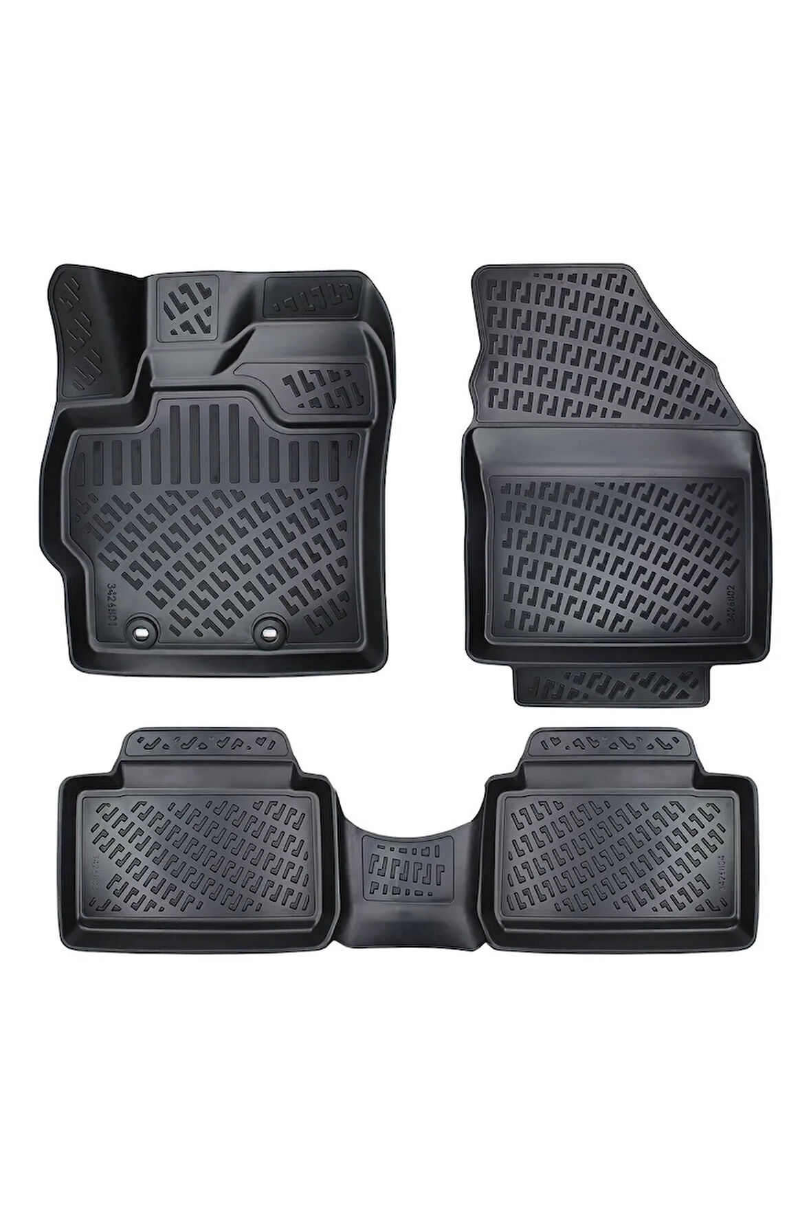 Toyota Yaris Cross 2022 Uyumlu Araca Özel Tasarım 3D Havuzlu Paspas