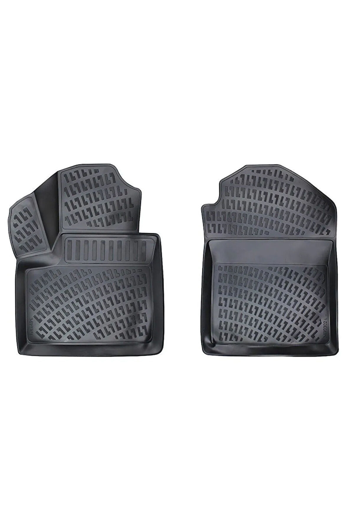 Ford Connect PANELVAN (2 Parça) 2013 eski kasa Araca Özel Tasarım 3D Havuzlu Paspas