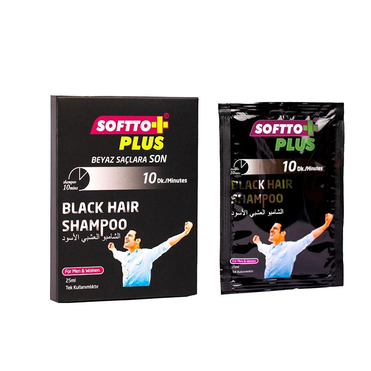 Beyaz Saçlara Elveda! Black Hair Tek Kullanımlık Şampuan 25 ml – Hızlı ve Etkili