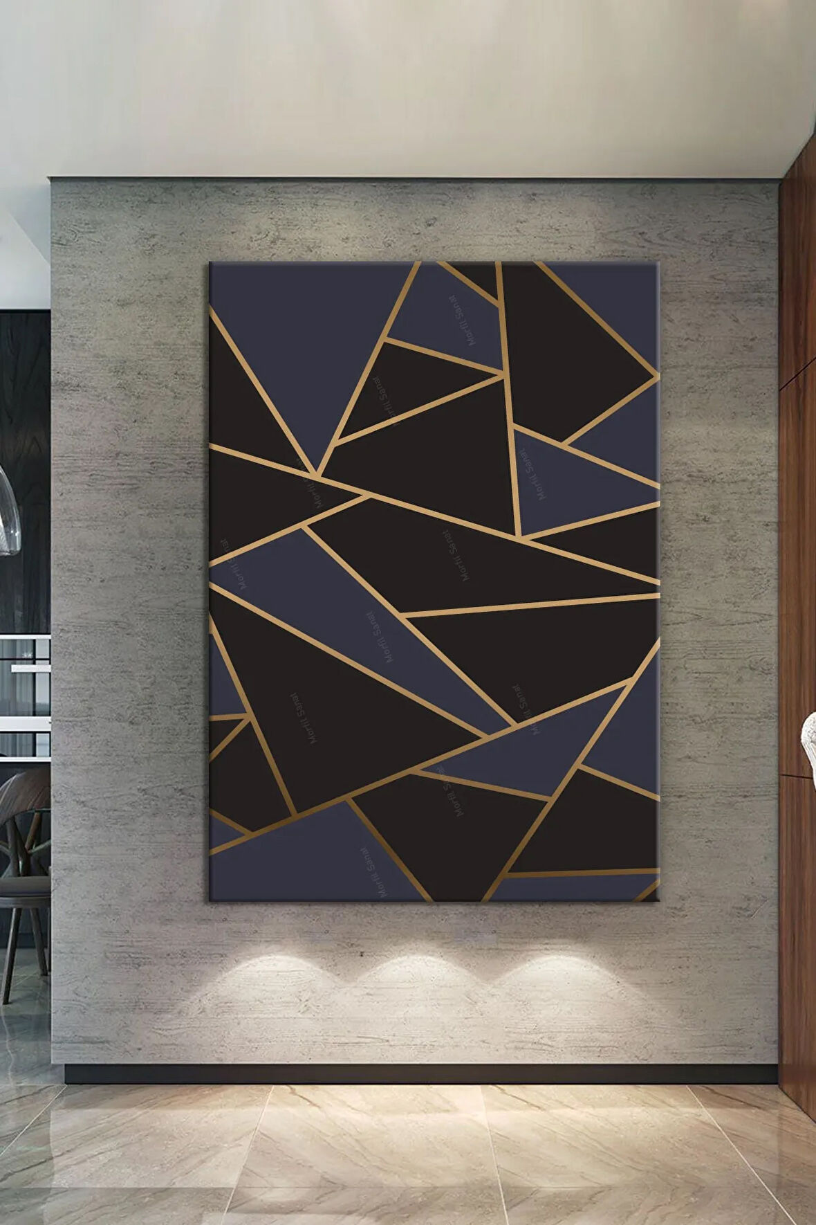 Renklerin Dansı Soyut Sanatsal Kanvas Tablo