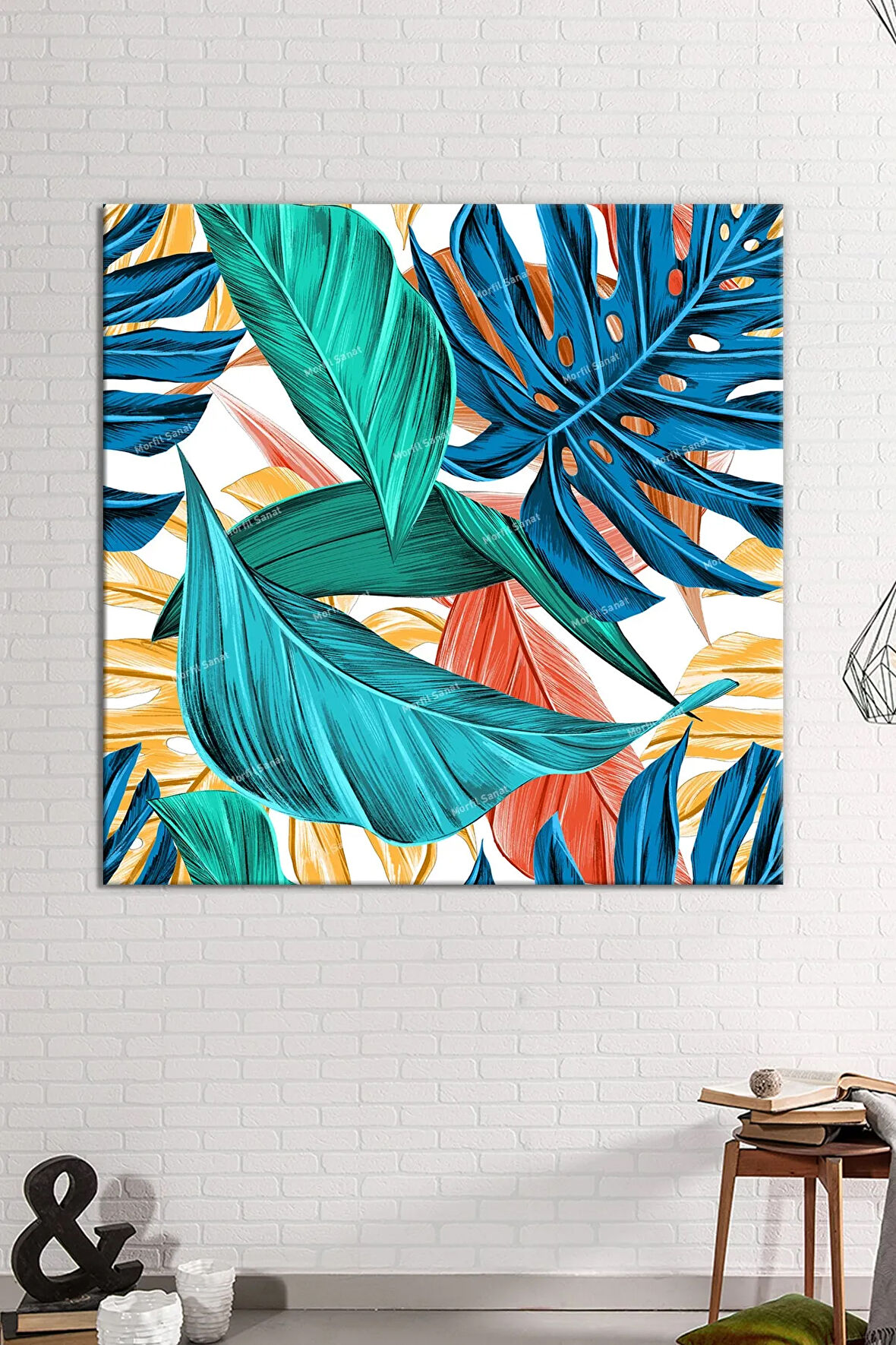 Palmiye Dekoratif Kanvas Tablo