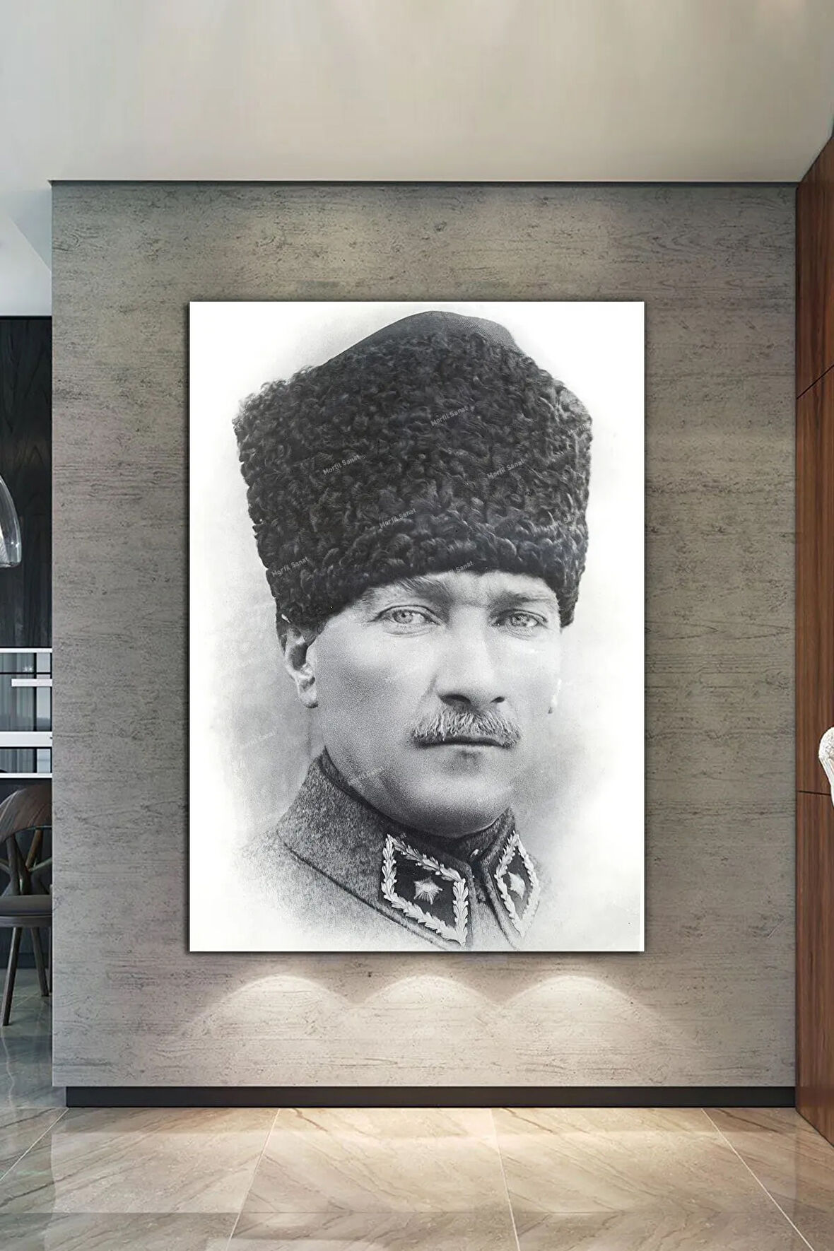 Mustafa Kemal Atatürk Kanvas Tablo