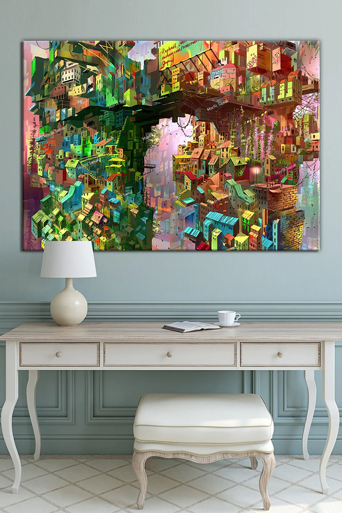 Mimarlara Özel Mimari Dekoratif Kanvas Tablo