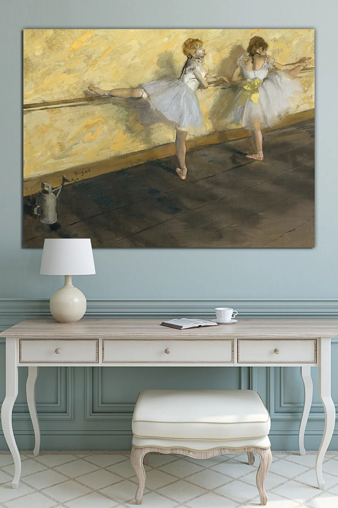 Design Edgar Degas Dancers In Barre Kanvas Tablo