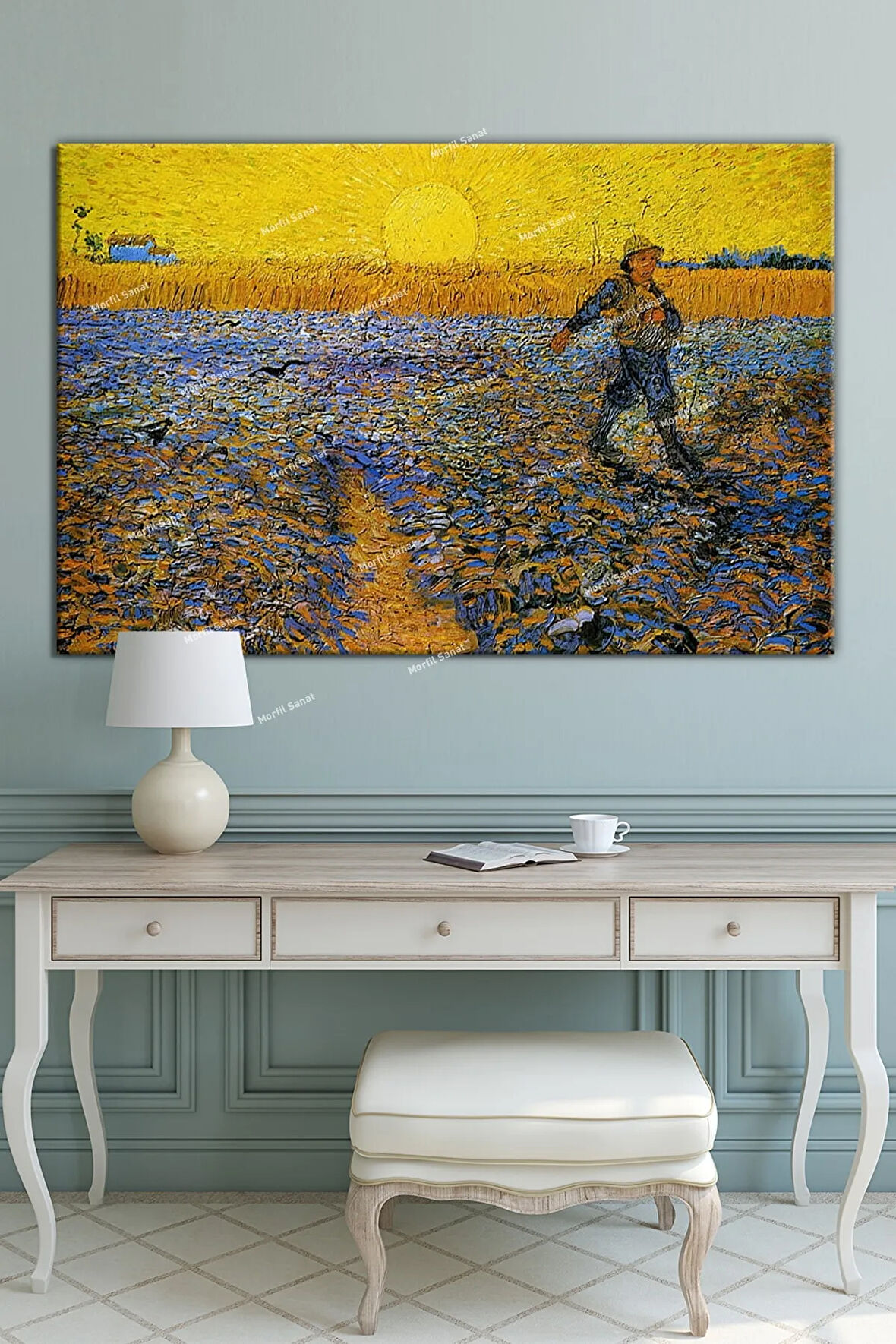 Vincent Van Gogh Ekim The Sower Kanvas Tablo