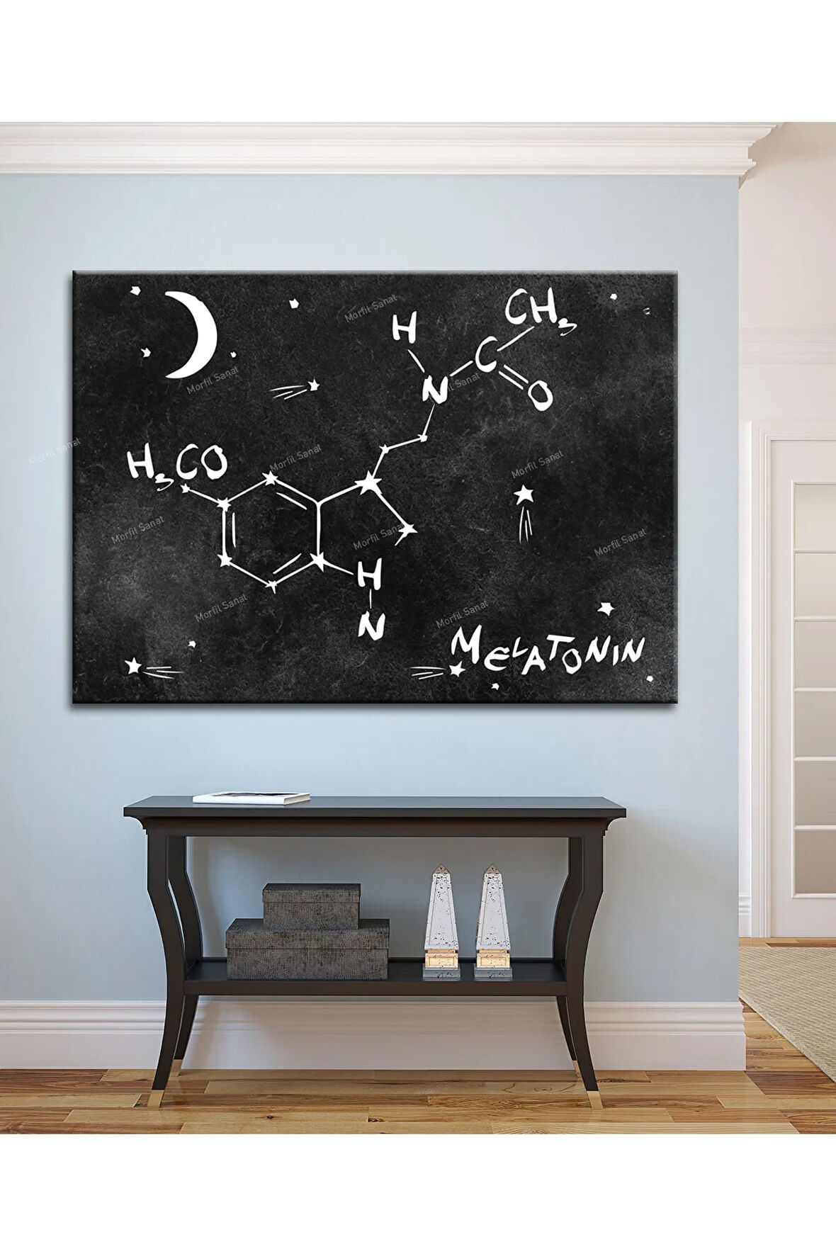 Grabovoi Meletonin Aşk Mutluluk Formülü Yaşam Çiçeği Kanvas