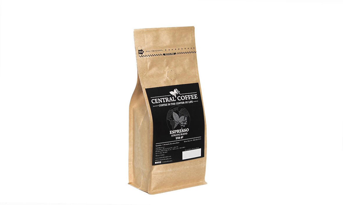 Strong Espresso Blend 250 gr (öğütülmüş filtre kahve makinesi)