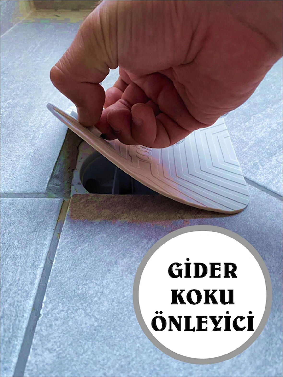 Kötü Koku Önleyici Silikon Mat Banyo Mutfak Lavabo Balkon Gider Tıpası Kapağı Böcek Önleyici ve Koku Giderici Kapak BEJ RENK