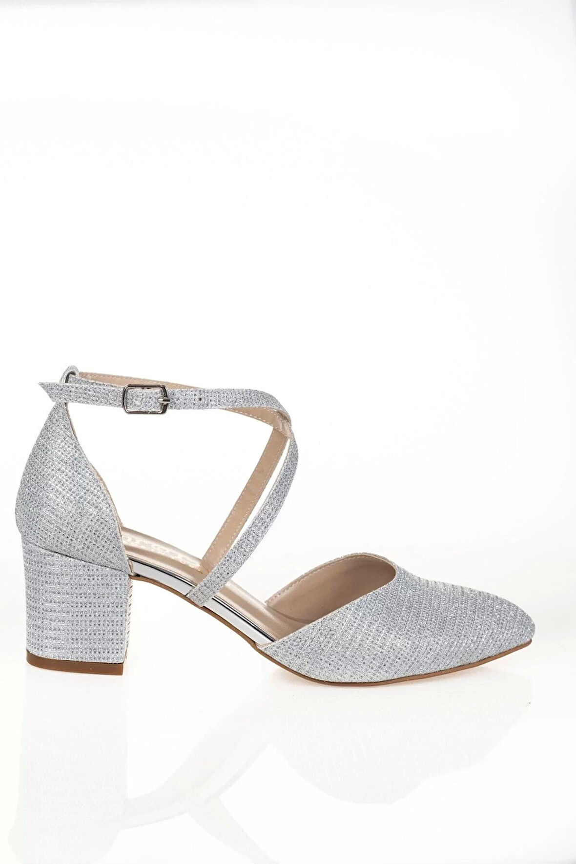 Kadın Moda Şık Sedef Mercan Topuklu Klasik Ayakkabı Topuklu Düğün Nişan Gece Abiye Ayakkabı