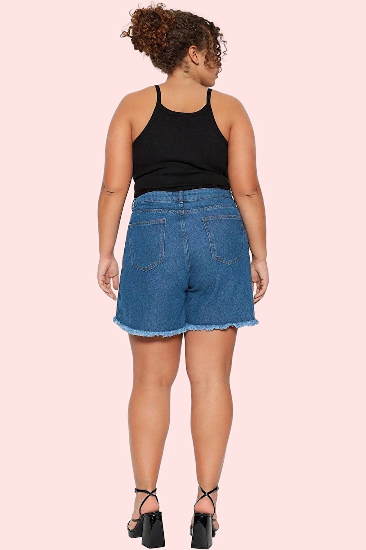 Kadın Denim Şort Etek Yüksek Bel Kısa Boy Dar Paça Günlük Kombinler Yaz Aylarının Vazgeçilmezi