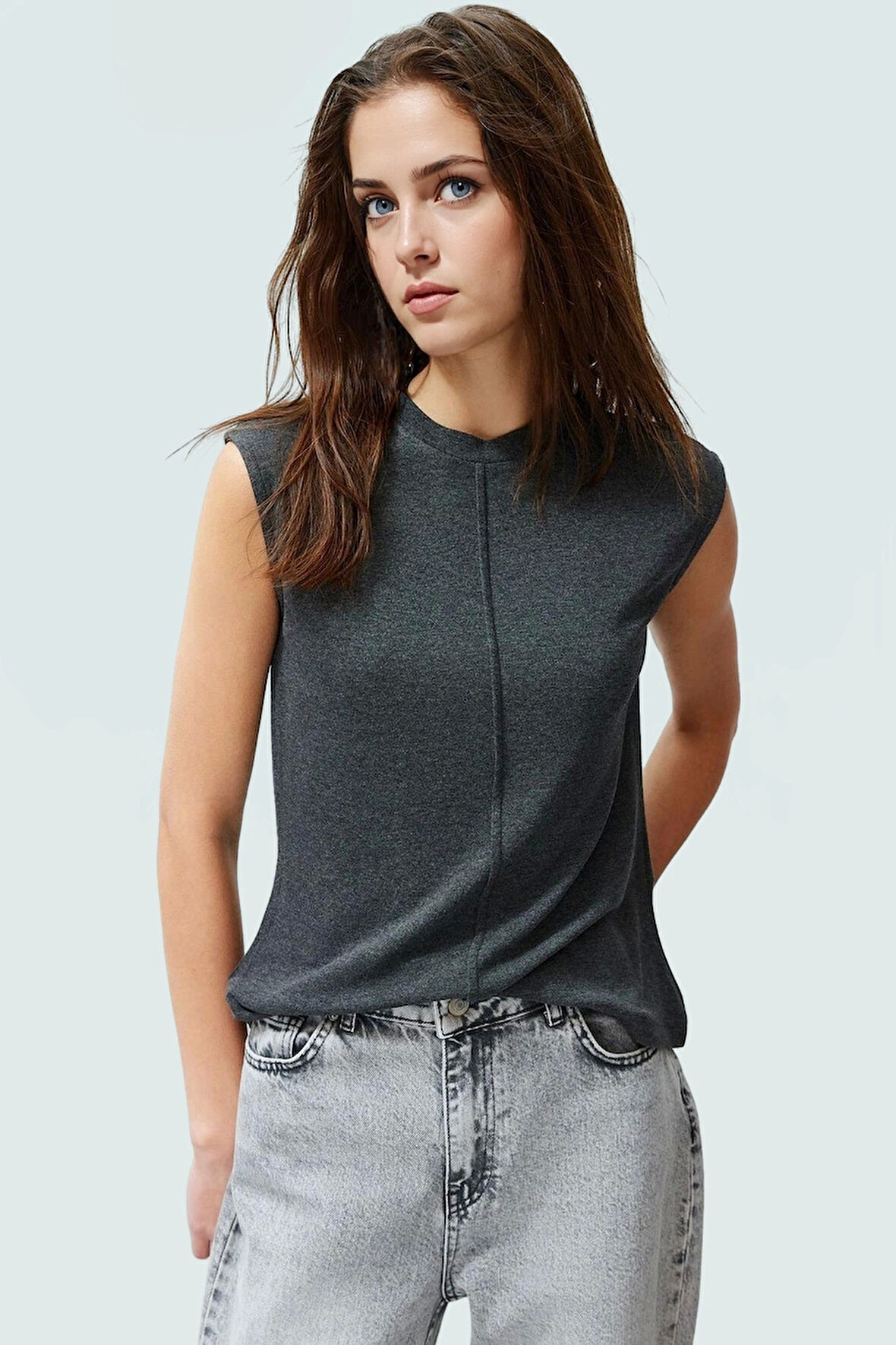 Kadın Viskoz Bluz Vücuda Oturan Yazlık Rahat Örme Zarifane Tasarım Günlük Kullanım İçin