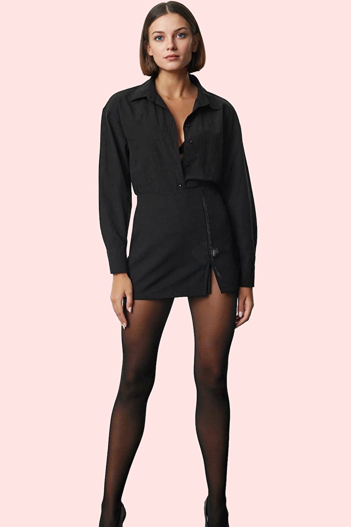 Kadın Şort Etek Yüksek Bel Boru Paça Günlük Kombinler Hafta Sonu Yaz Aylarının Vazgeçilmezi