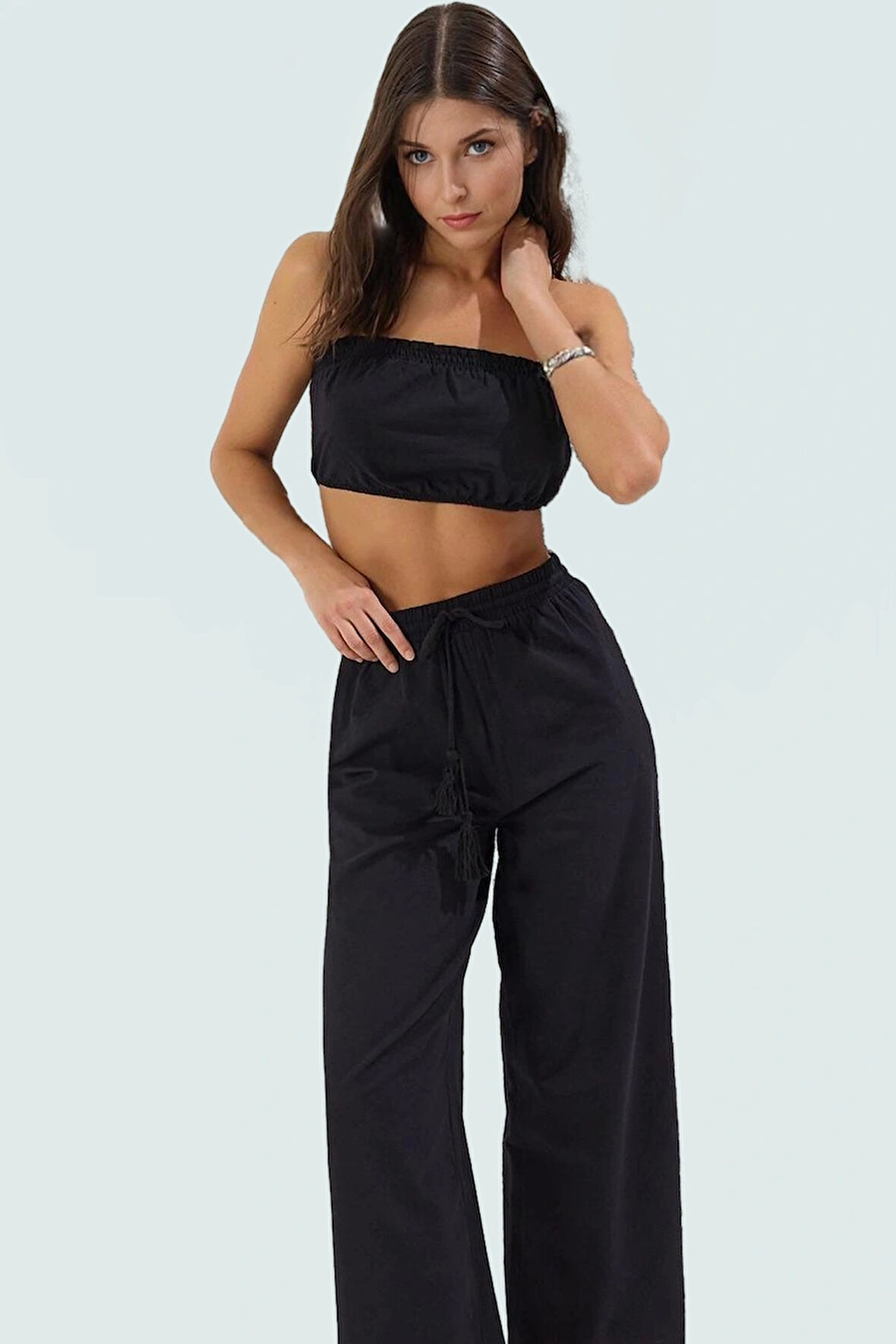 Yazlık Kadın Pamuklu Şortlu Takım Rahat Plaj Kombinleri İçin Premium Kalite Günlük Kullanım