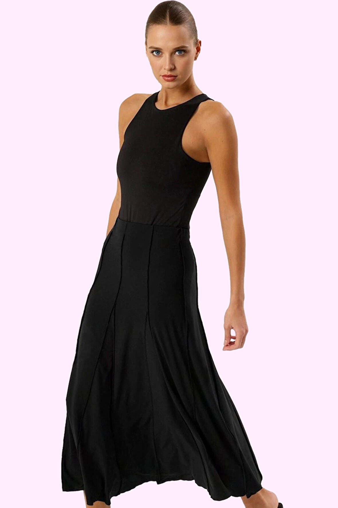 Kadın Maxi A line Örme Etek Renk Günlük Casual Stil Özel Günler Yaz Aylarının Vazgeçilmezi