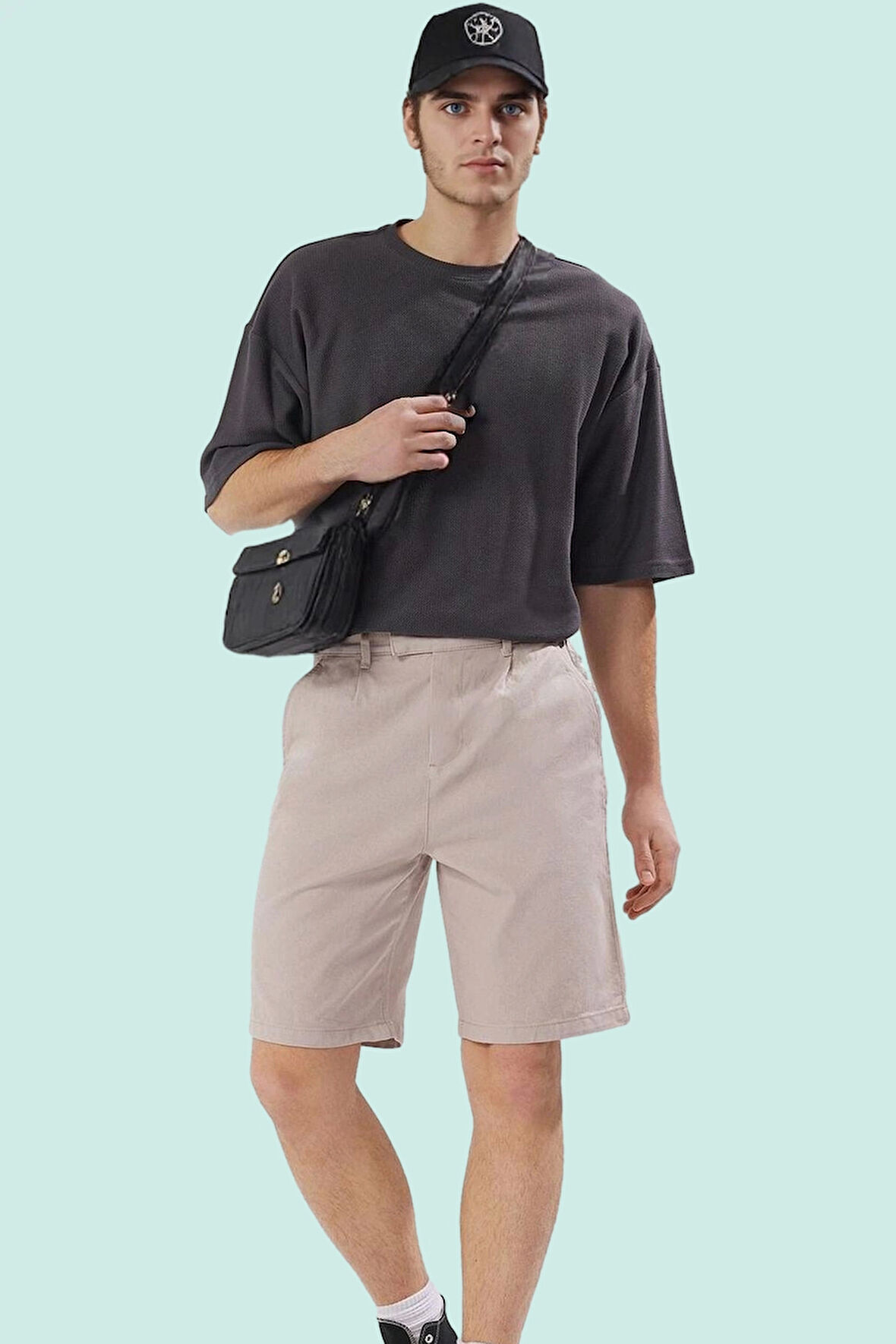 Erkek Regular Fit Gabardin Şort Pamuk Günlük Kullanım İçin Hafta Sonu Yaz Aylarının Vazgeçilmezi