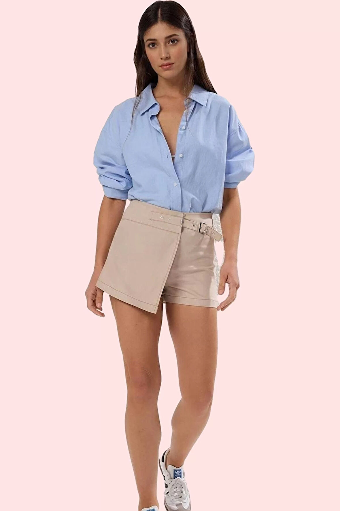 Kadın Mini Şort Etek Gabardin Kumaş Günlük Yaz Kombinleri Özel Günler Stilin Buluştuğu Yer