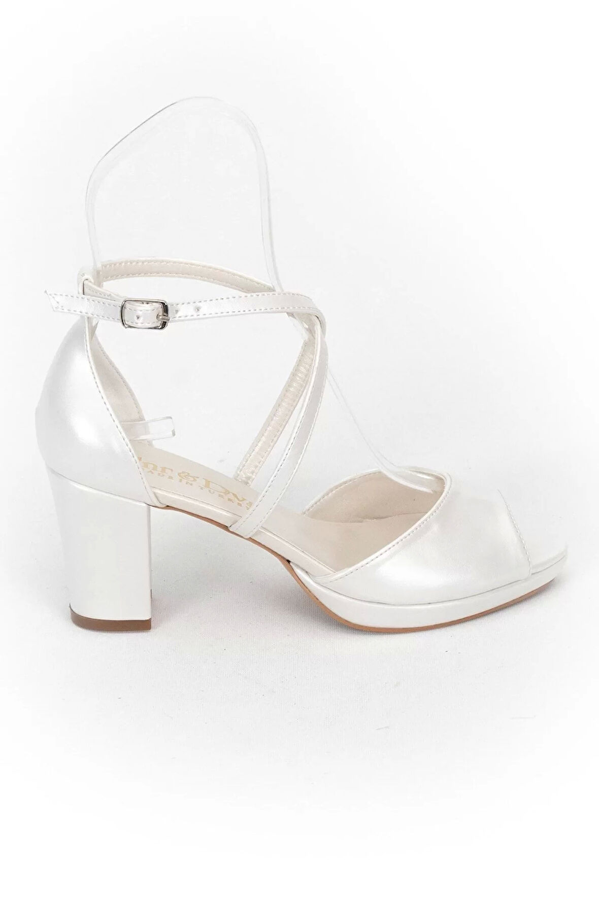 Kadın Moda Şık Sedef Cilt Topuklu Ayakkabı Zarif Tasarım Düğün Nişan Gece Abiye Ayakkabı