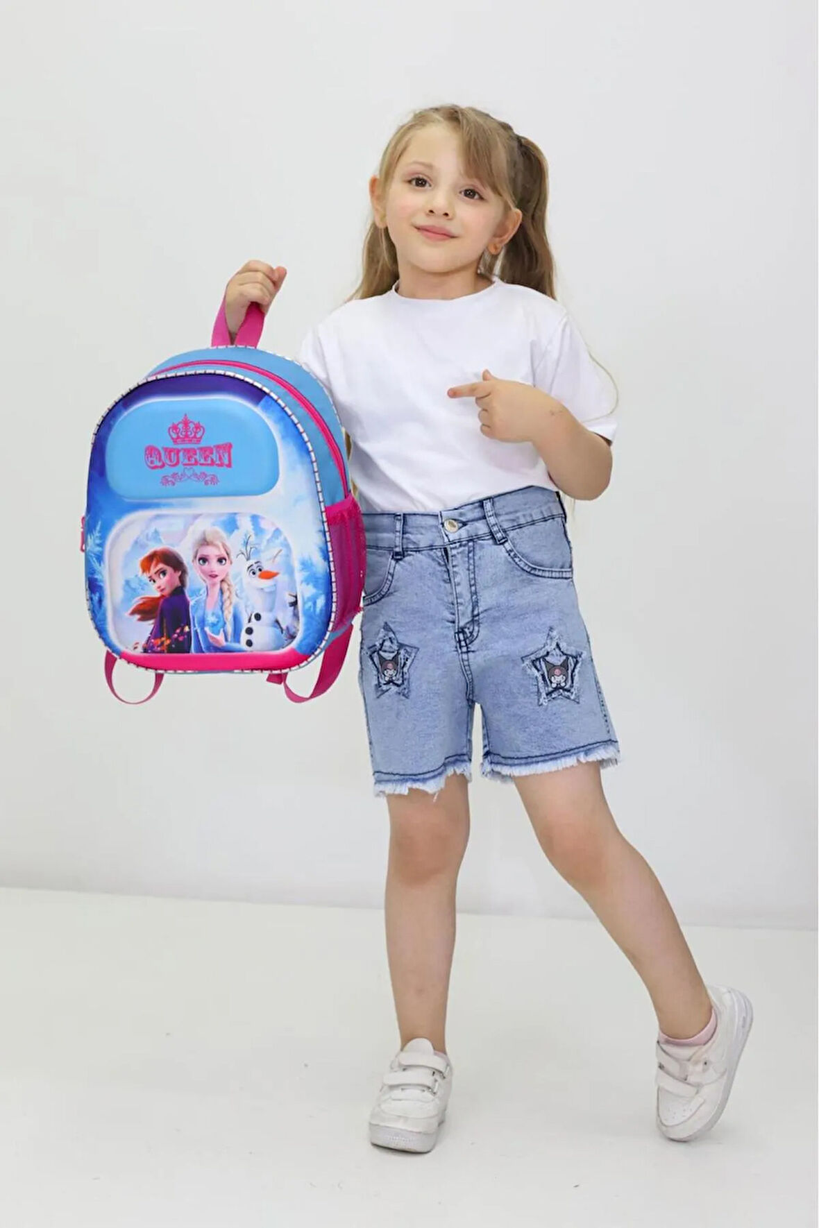 Karlar Ülkesi Frozen Temalı Ortopedik Anaokulu ve İlkokul Çantası