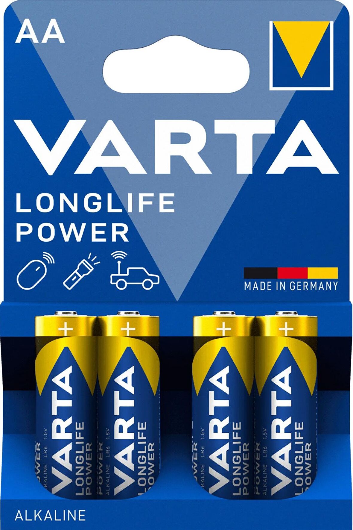 Aa Longlife Power 4'lü Alkaline Kalem Pil - Mavi
