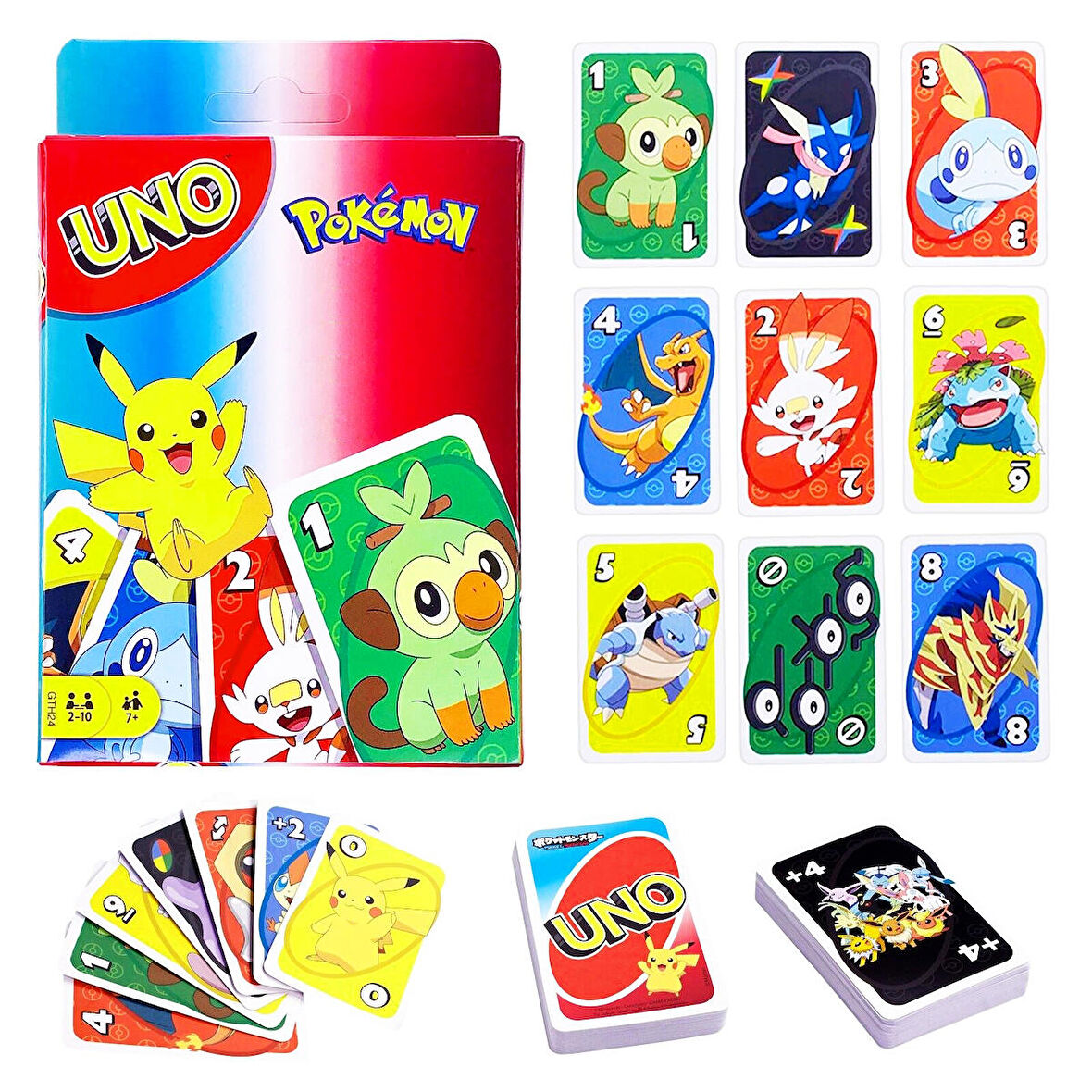 Pokemon Uno Kart Oyunu Pikaçu Özel Seri