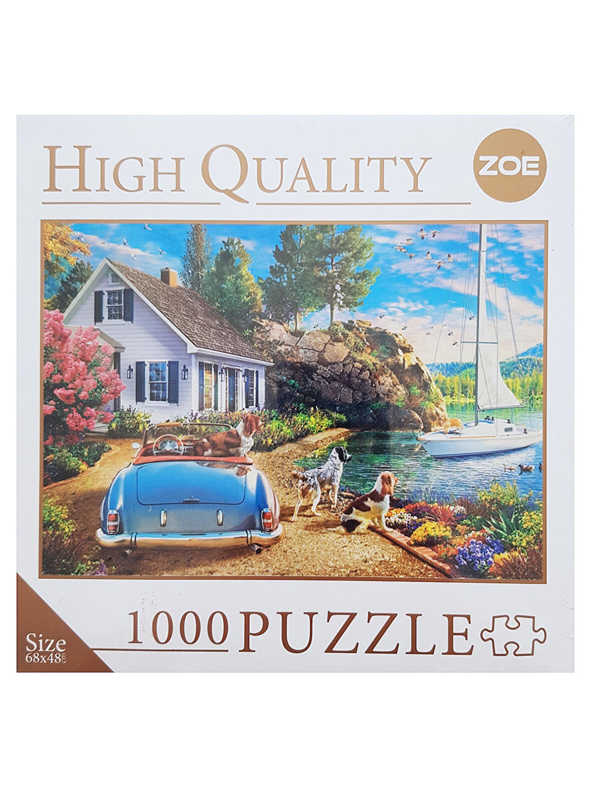 High Quality Zoe Puzzle 1000 Parça Dog On The Boat Angelo Bonito