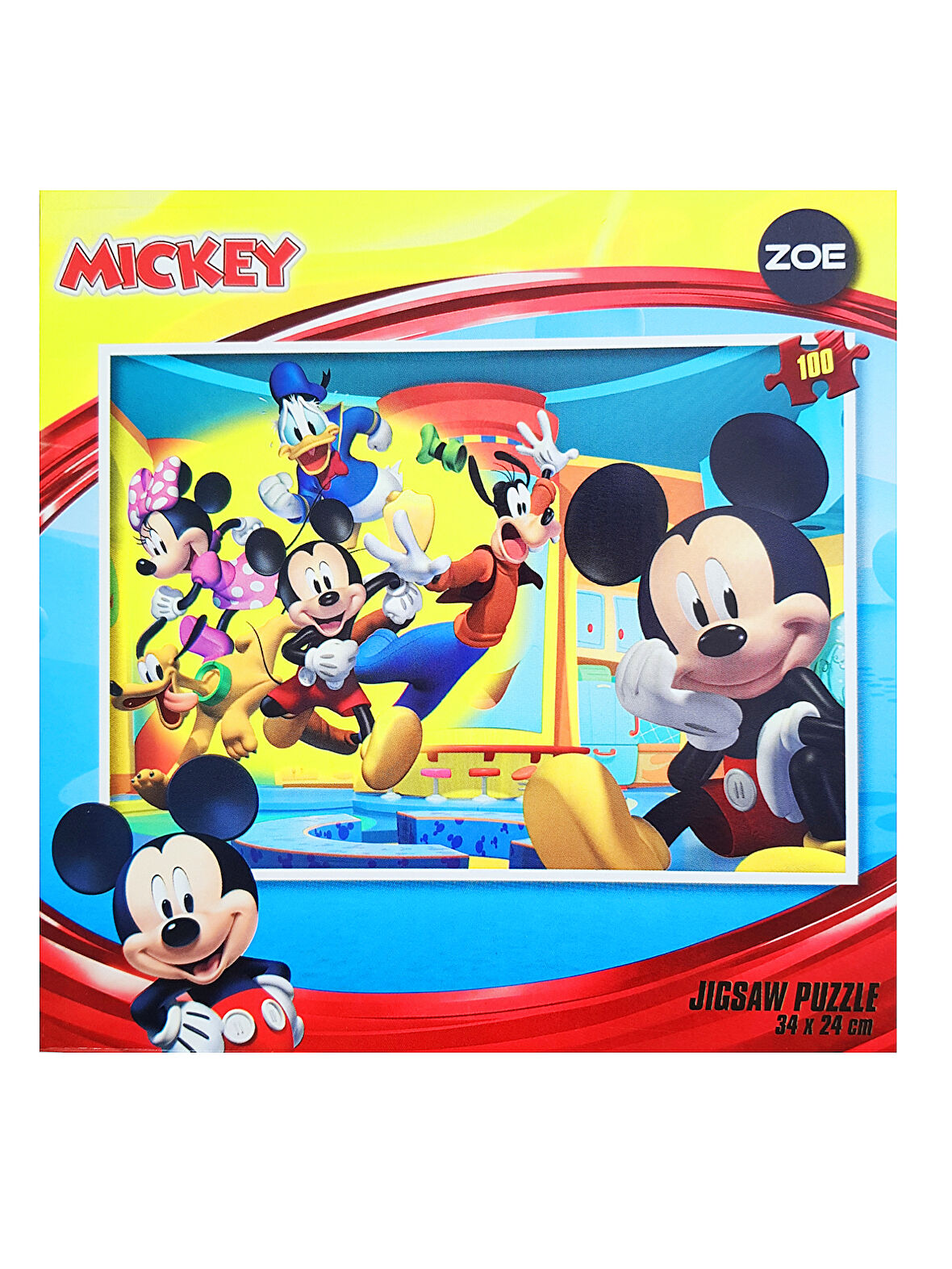 Çocuk Yapboz 100 Parça Mickey Mouse Puzzle